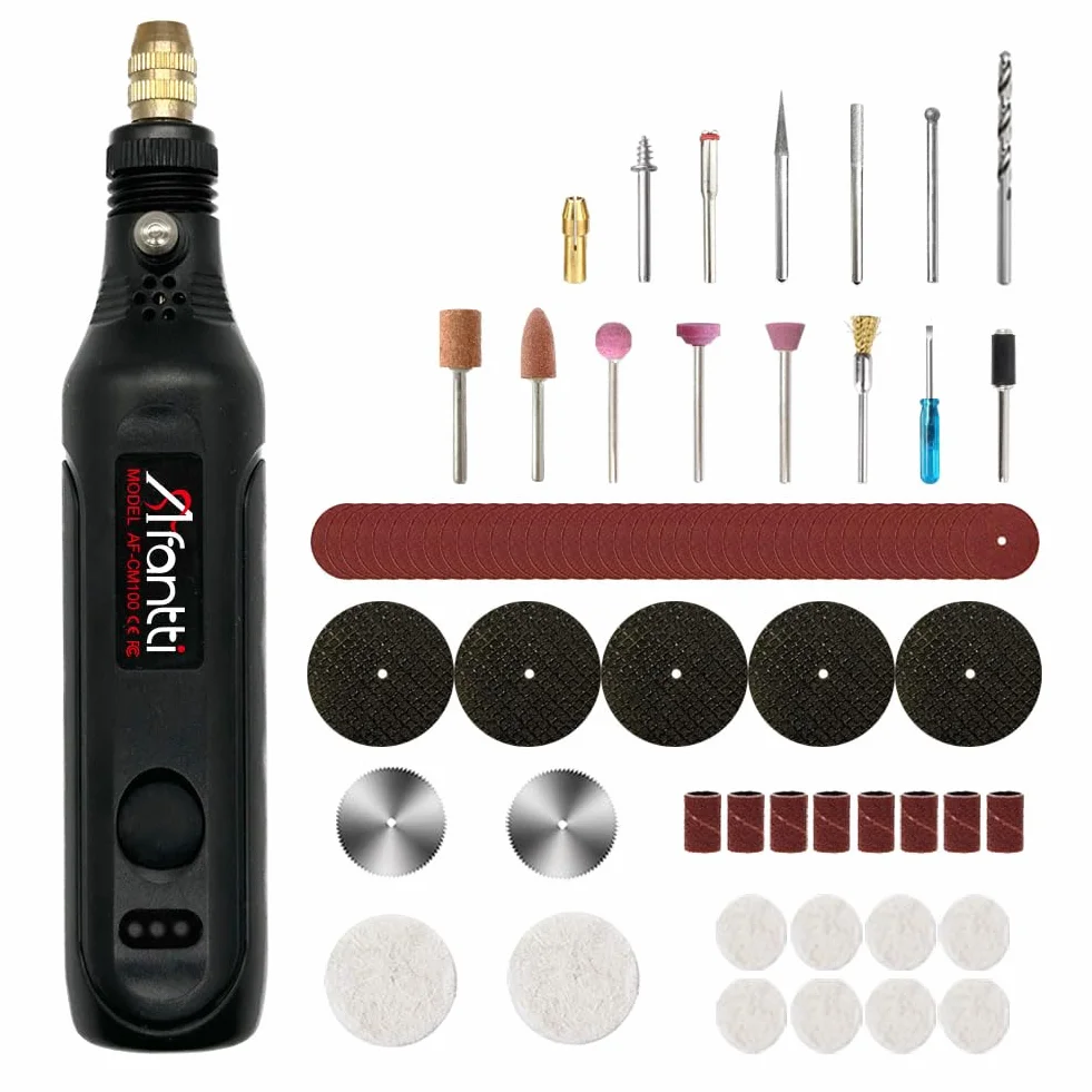 Mini Utensile Rotante Multifunzione Senza Fili 101 Accessori Smerigliatrice Levigatore