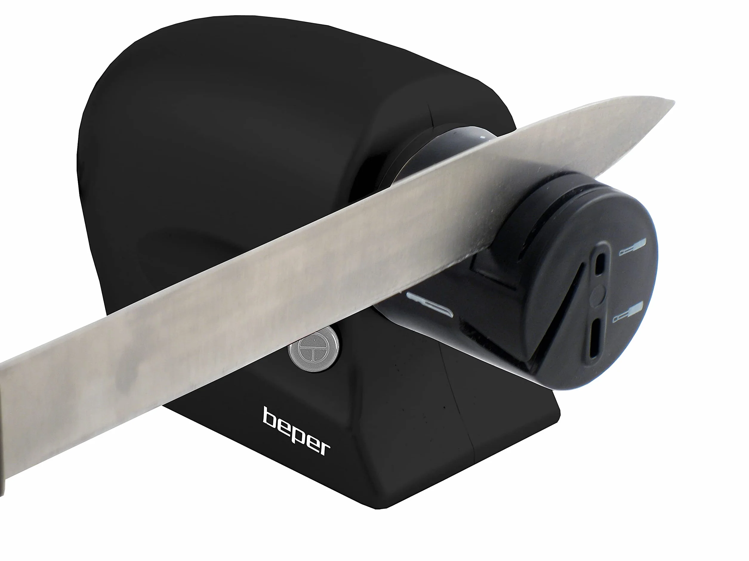BEPER P102ACP001 Affilacoltelli elettrico 10W Lama Liscia Seghettata Pietra allumina Nero
