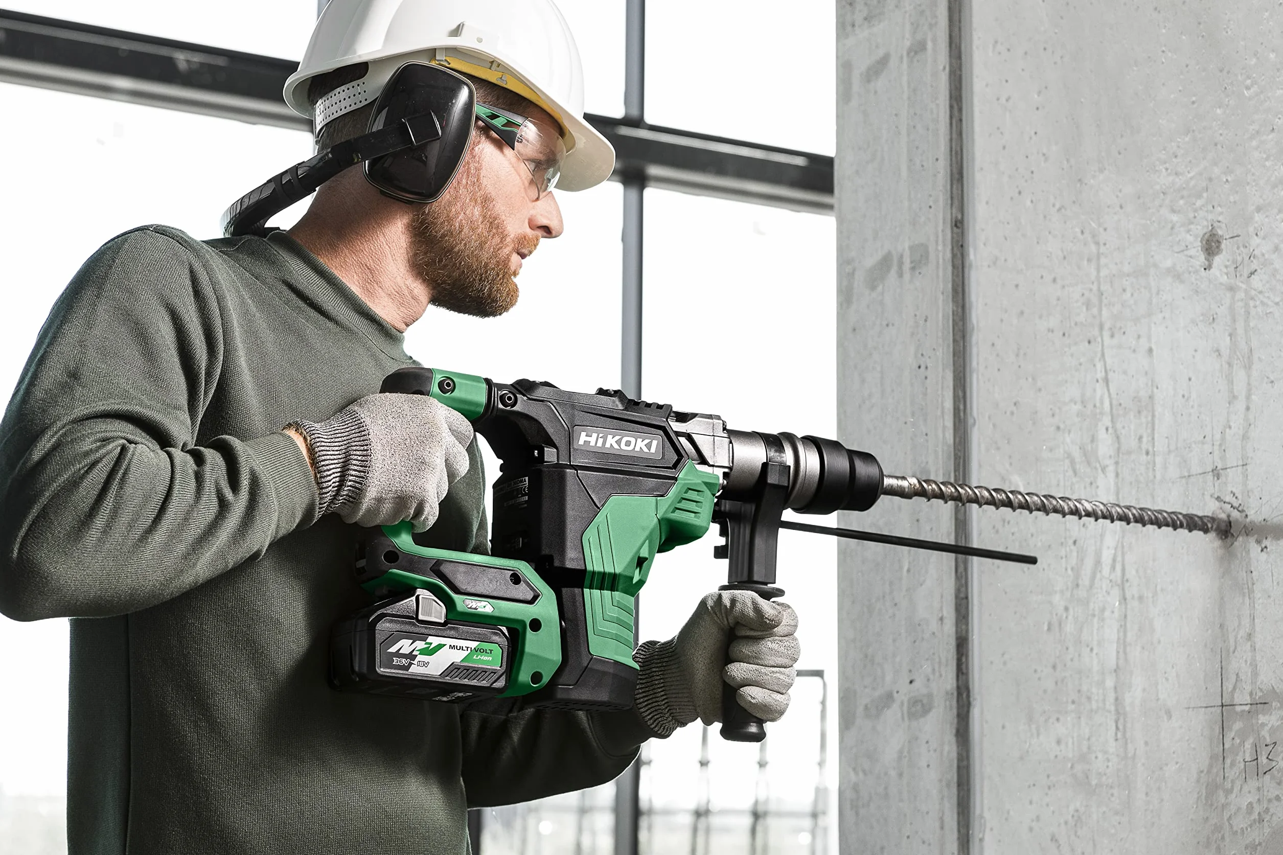 Hikoki DH36DMAW2Z Martello Combinato Cordless 36 V Multi Volt