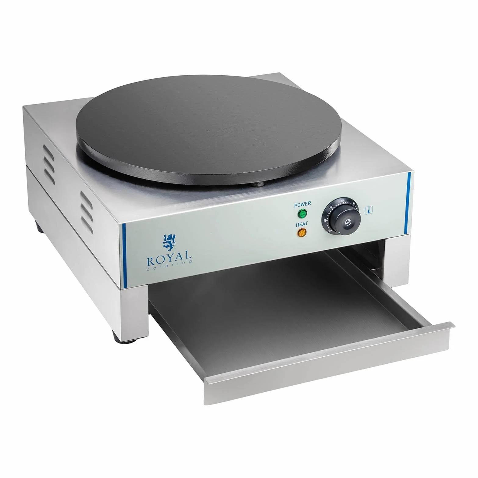 Royal Catering - RCEC-3000-E - Crepiera elettrica - diametro 40 cm