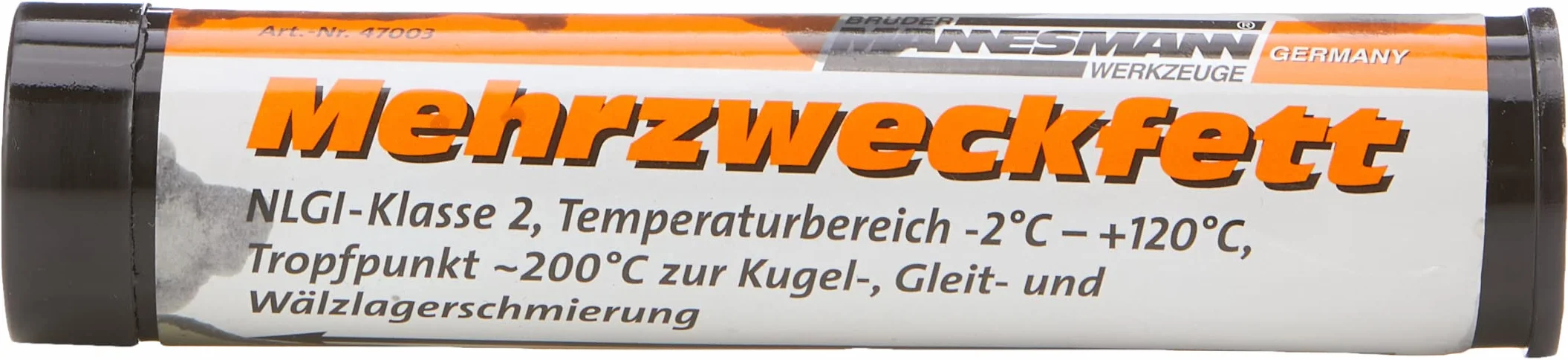Brüder Mannesmann M47003 - Cartuccia di ricambio per ingrassatore a siringa, 85 g