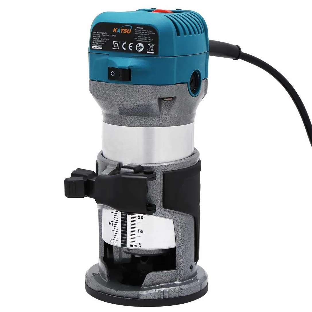 KATSU Rifilatore Fresatrice Verticale per Legno Elettrica 220V 710W