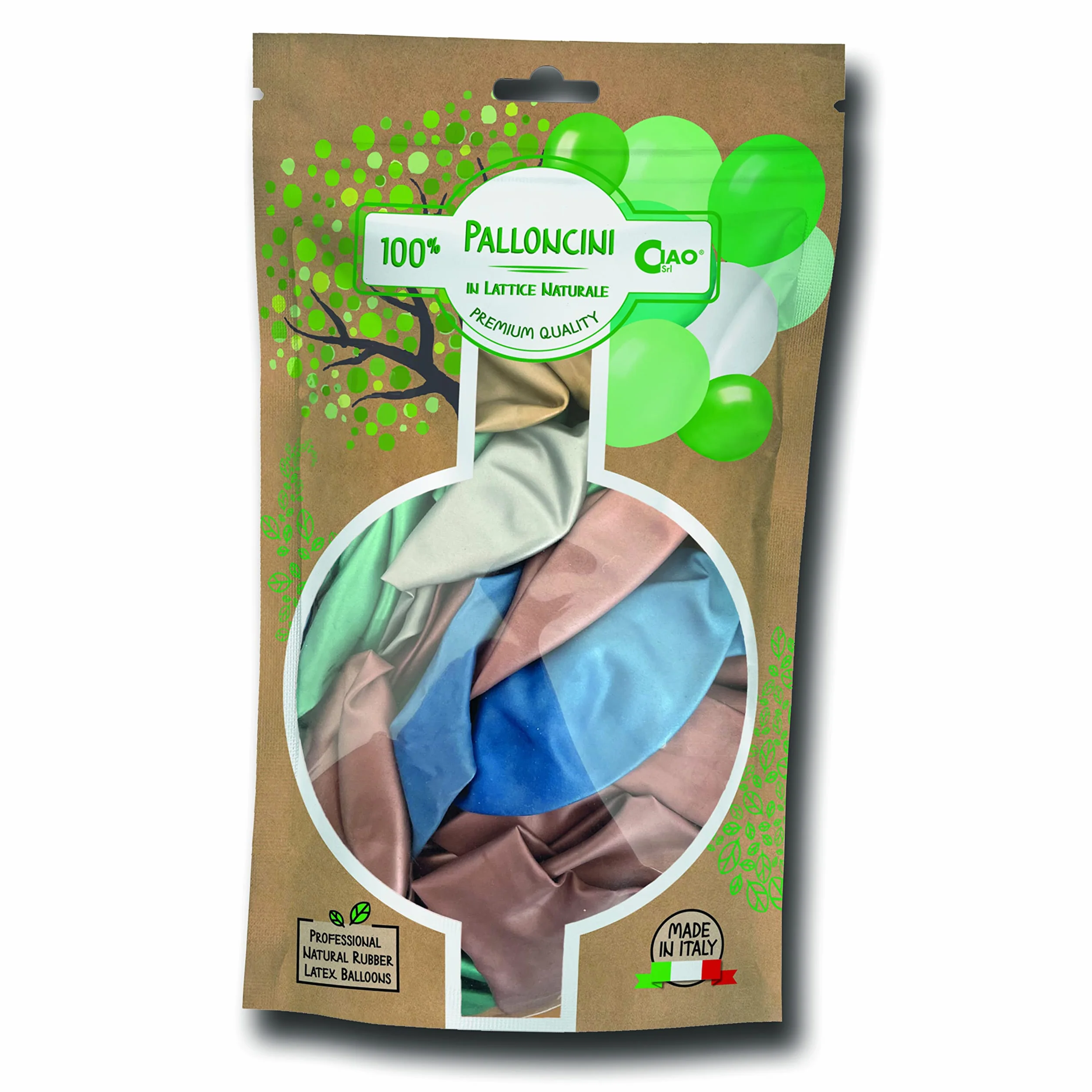 Palloncini in lattice naturale Premium Quality A50 Ø 13cm arancione