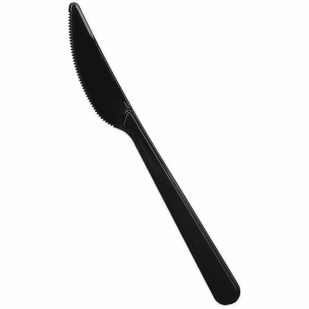 Inoverse 100 coltelli in plastica riutilizzabili nero