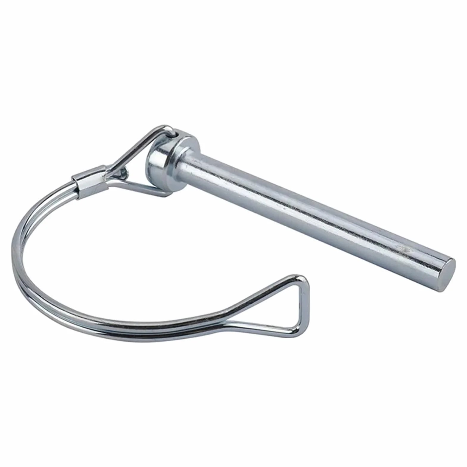 Perno di accoppiamento for rimorchio, perno bloccaggio dell'albero 70x8mm Argento Confezione da 10 perni del filo attacco con fermo for ad arco tondo