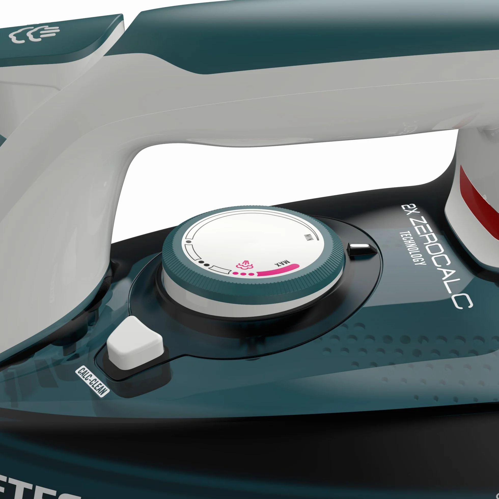 Imetec ZeroCalc Z1 2500 Ferro da Stiro a Vapore 2200 Watt Piastra Acciaio Inox Colpo Vapore 120 g