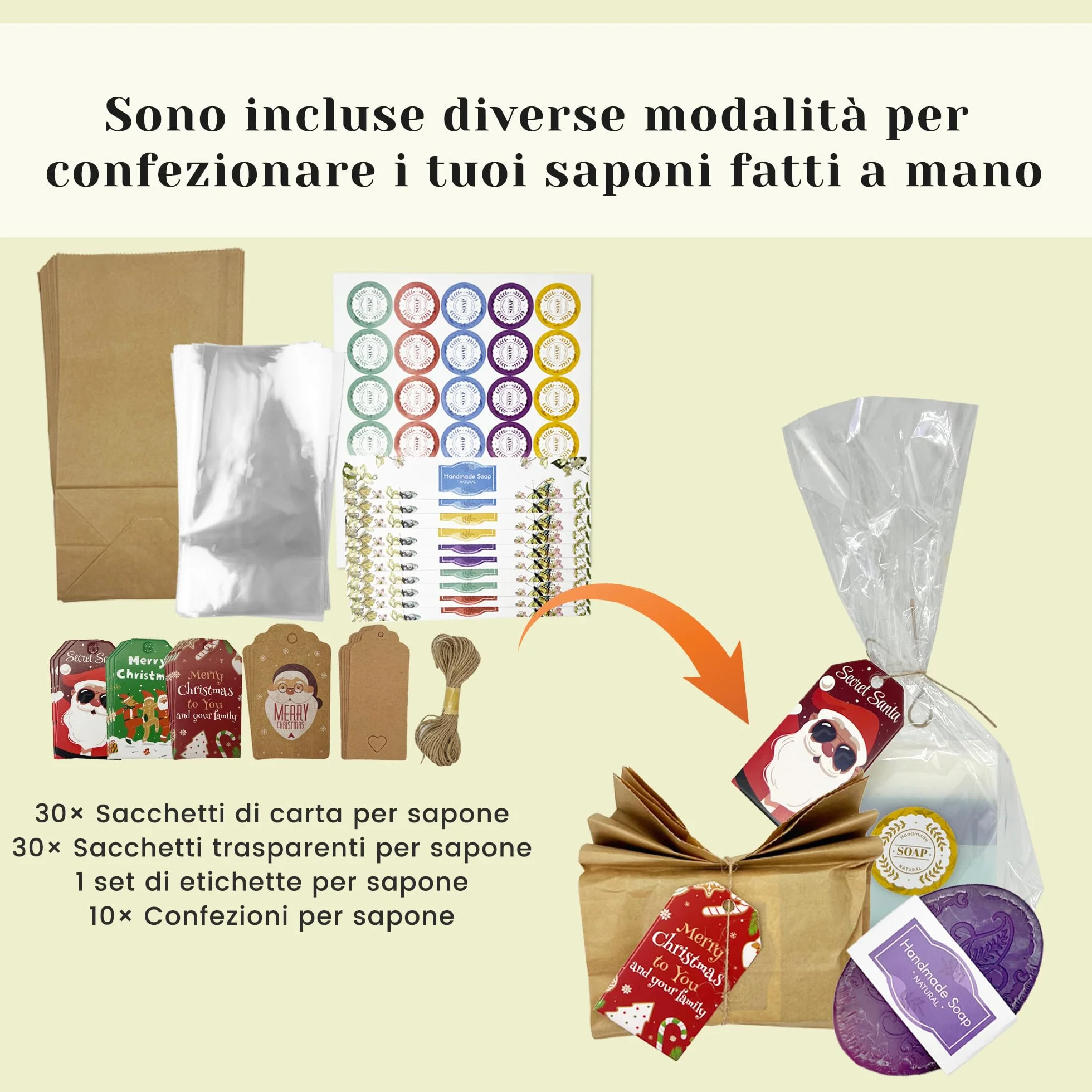 LFISGNN Kit di produzione di sapone di lusso per la produzione di saponi, Kit completo fai da te composto da fonditore e forniture complete per il savo