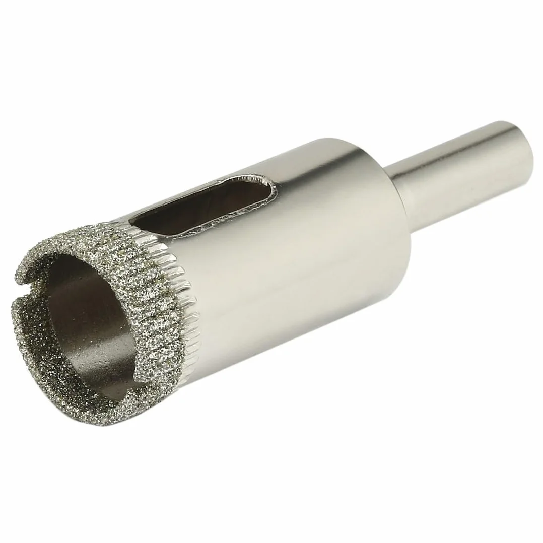 Topolenashop 2x Punta Diamantata 14 mm per Vetro, Piastrelle, Marmo e Ceramica – Sega a Tazza Rivestita in Diamante – Frese Affilate per Fori Precisi – Compatibili con Trapani Manuali ed Elettrici