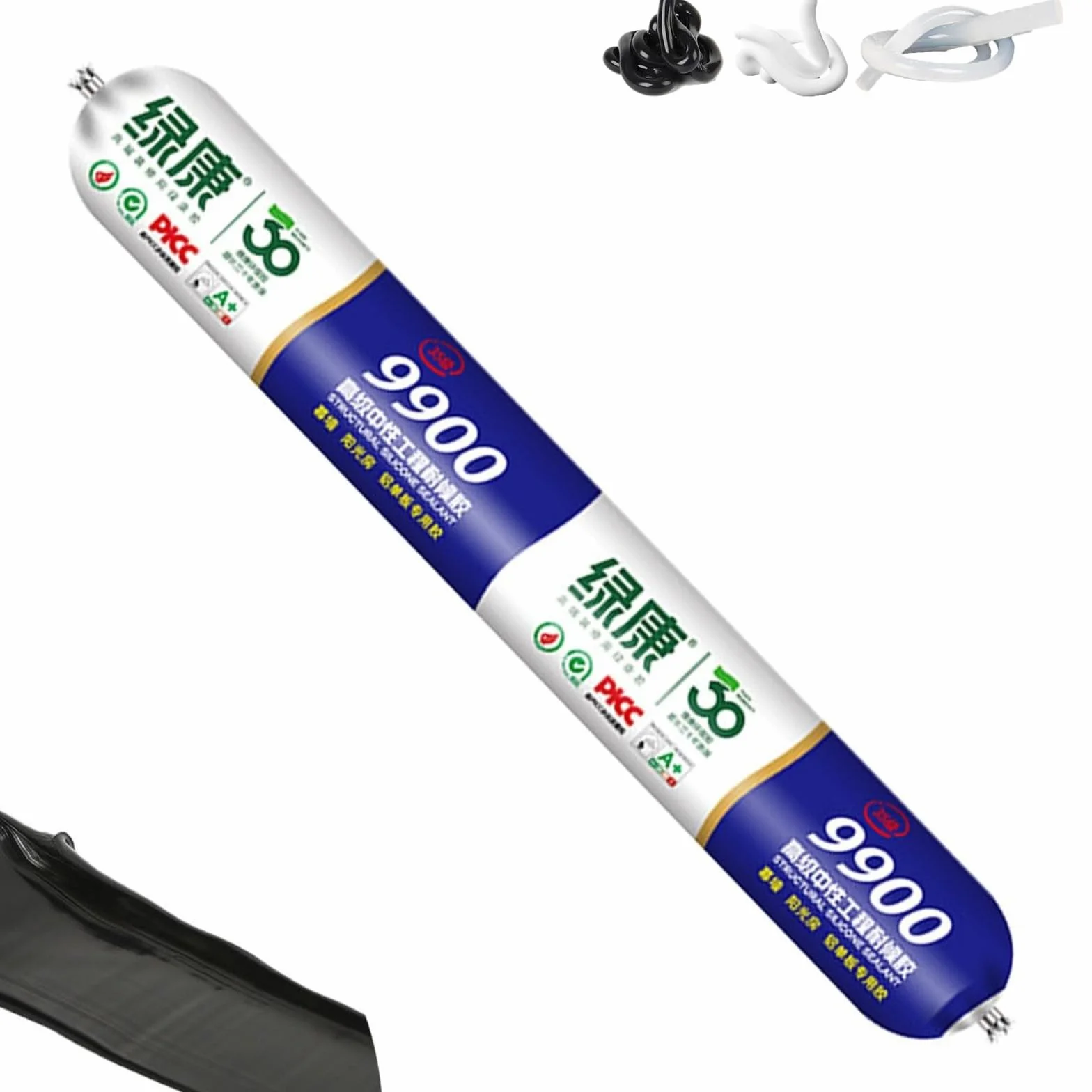 9900 Sealant Waterproof, Silicon Sealant Waterproof 9900, Permanent Solution for Roof & Wall Cracks, Heat Resistant, Tear and Stretch Resistance, for Outdoor and Indoor (Transparent,1pcs)