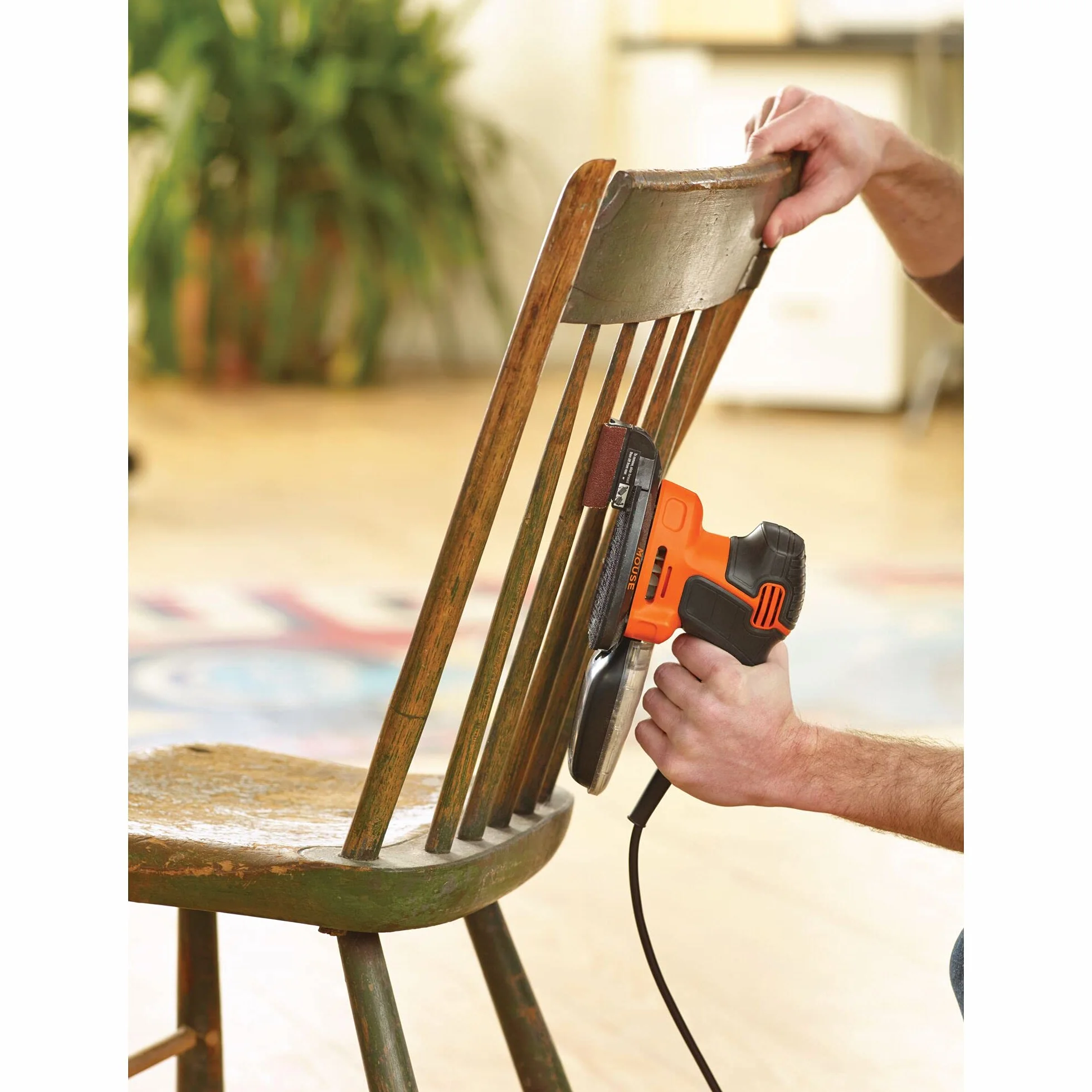 BLACK+DECKER Levigatrice Mouse 120W KA2000-QS Zestaw z 6 akcesoriami