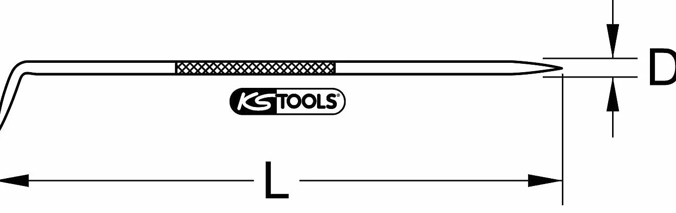 KS Tools 300.0300 Punta p.tracciare,190mm