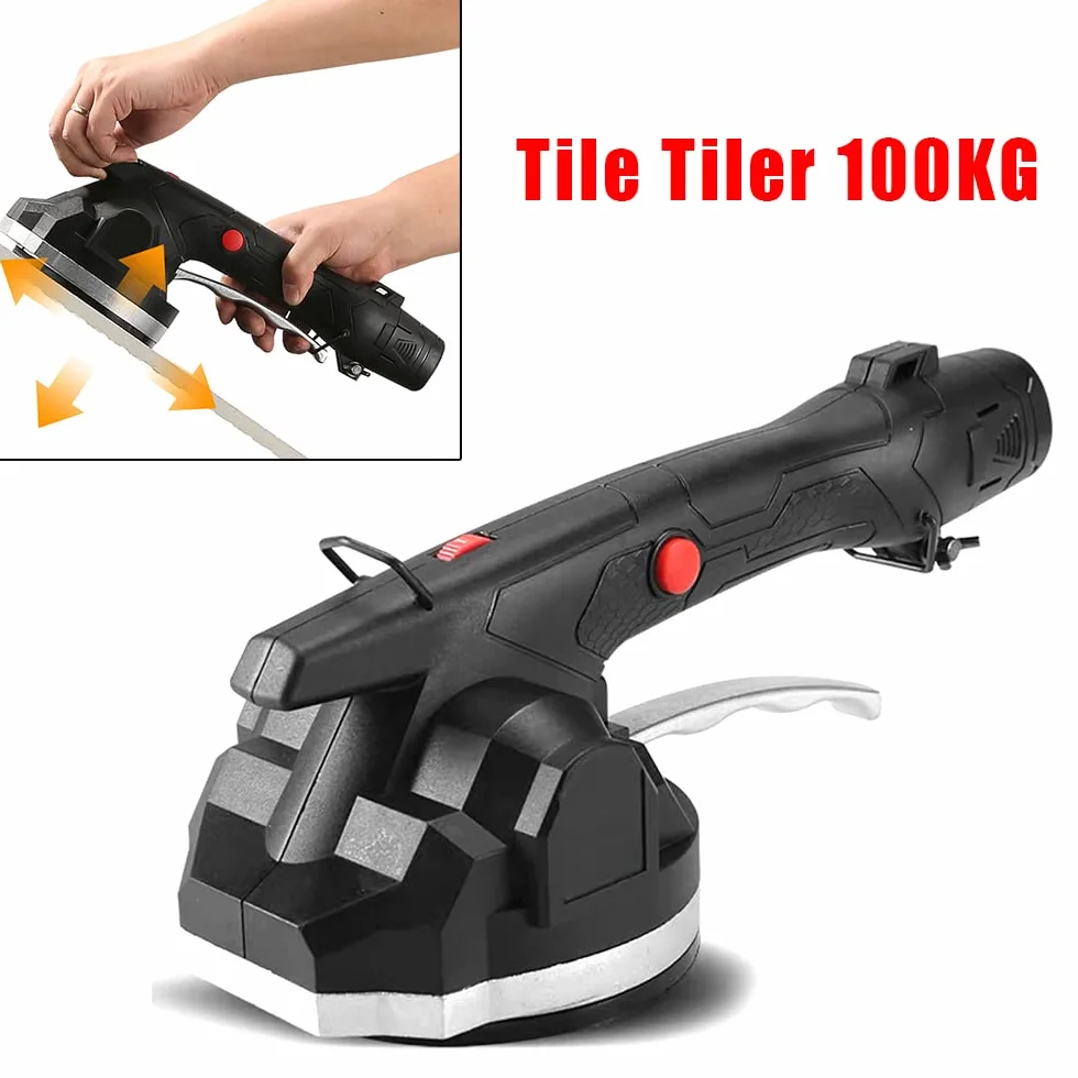 600w elettrico piastrelle vibratore, 12000 giri/min piastrelle macchina, vibratore per piastrelle a 6 marce, livellamento automatico macchina per piastrelle all'interno 100 cm
