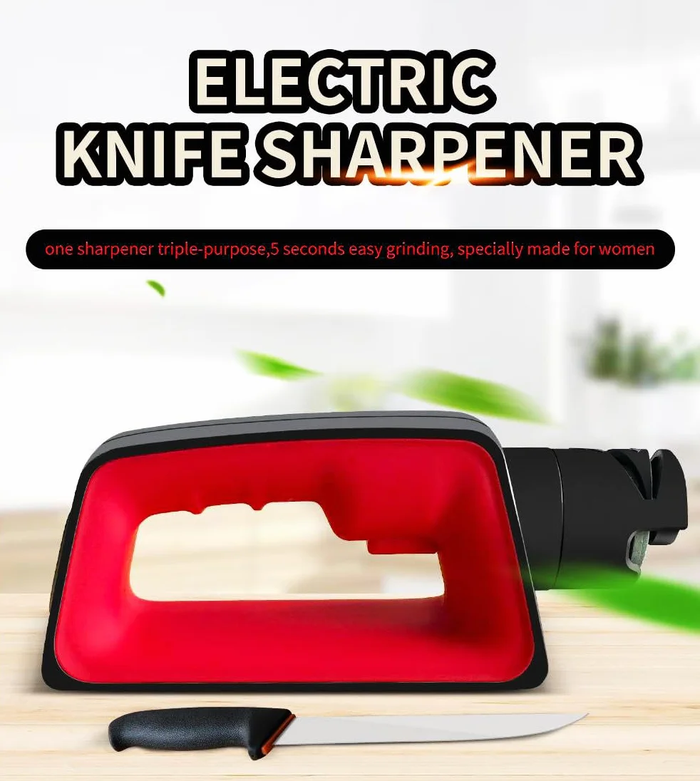 Affilacoltelli professionale elettrico mola giapponese testa rotante valido per coltello forbici cacciavite affila coltelli da cucina affilacoltelli elettrico professionale