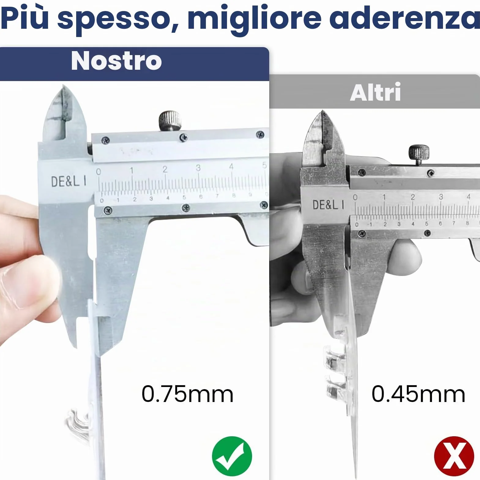 Ganci Adesivi per Mensola da Doccia 5 Pezzi Sostituzione Adesivo Shower Caddy