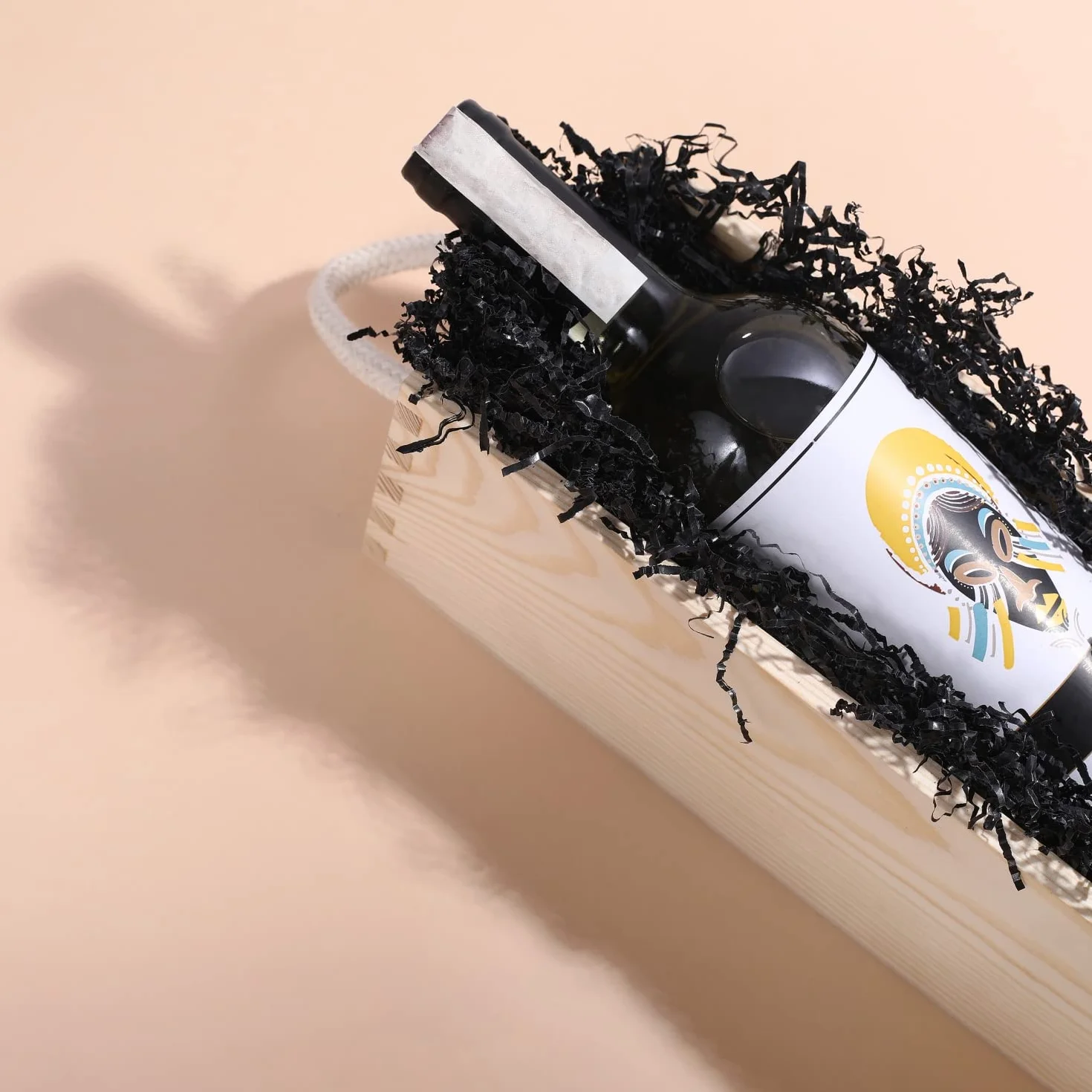 Creative Deco 200g Carta Tagliuzzata Nera, Carta da Pacchi | Carta Imballaggio da Scatola Regalo| Carta Velina Alternativa a Paglia per Cesti Sintetica | Materiale Imballaggio - Riempimento Regalo