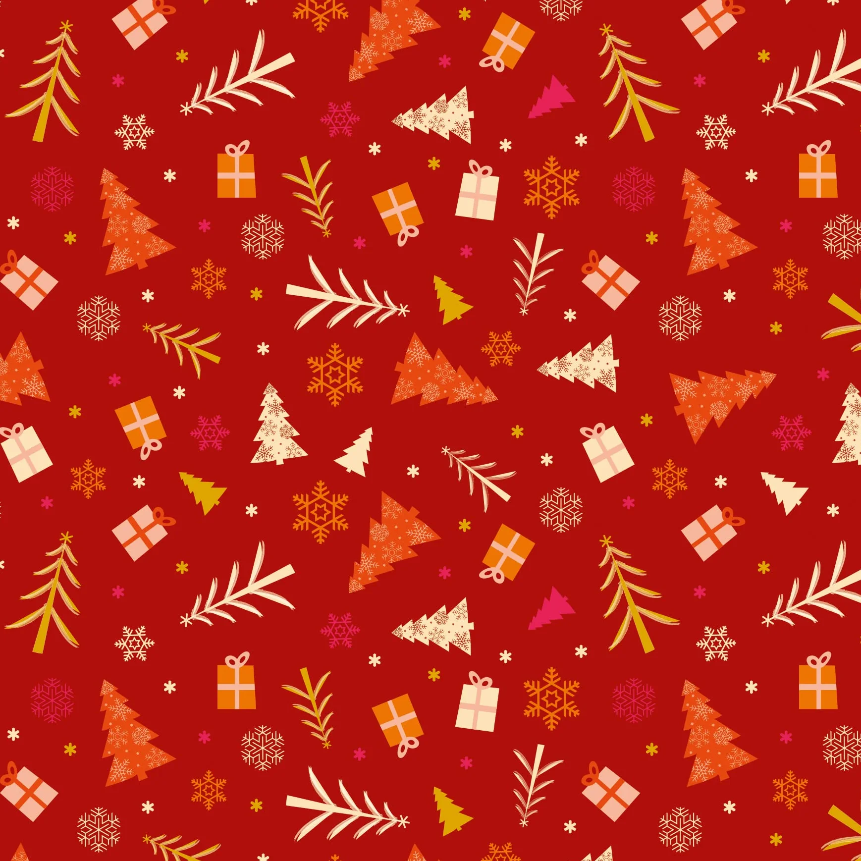 Ursus 38065511 - Fogli pieghevoli "Natale" 115 g/m², 50 fogli 15 x 15 cm, stampati su un lato