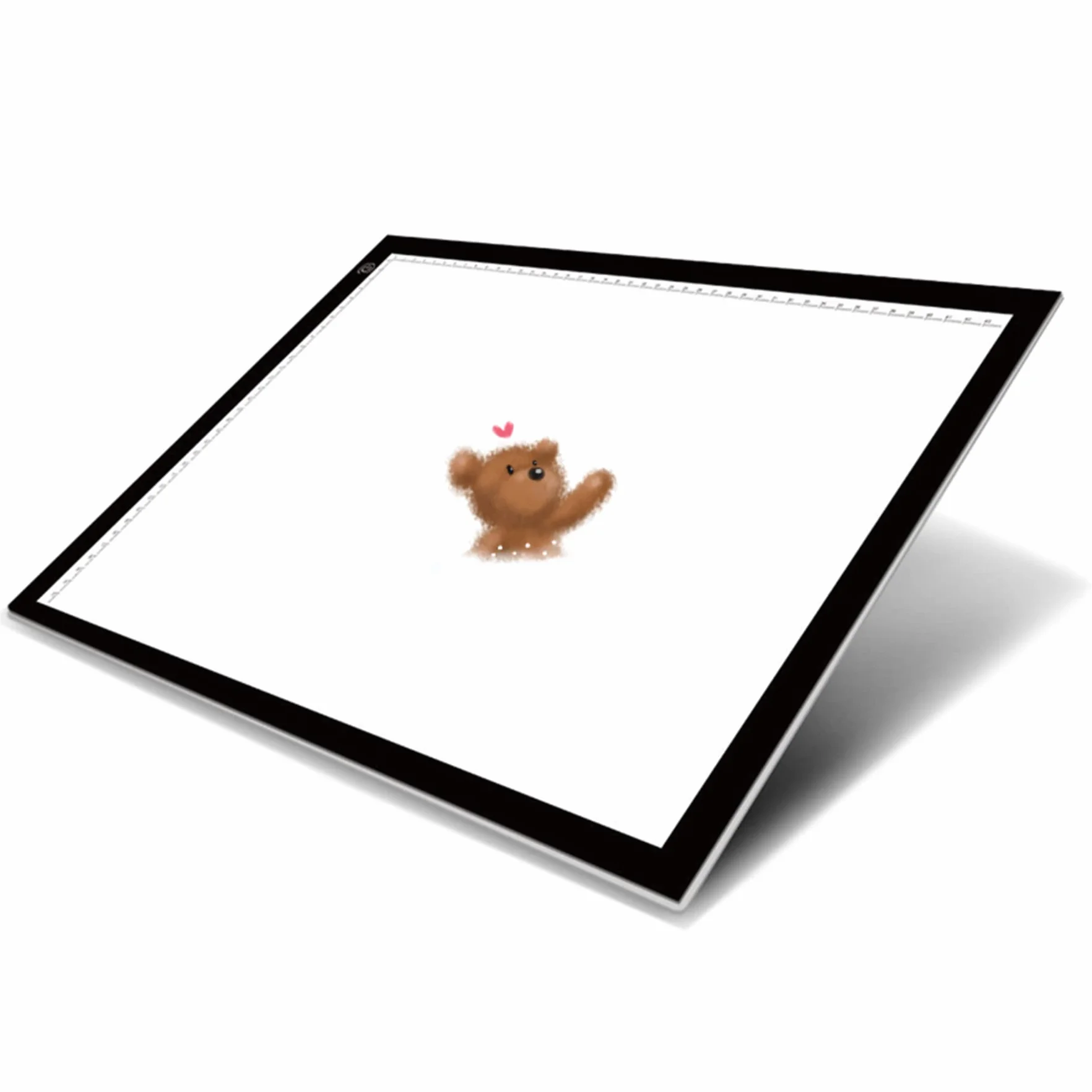 Tavoletta Luminosa, Light Box LED Light Pad di Disegno, Tavola Luminosa Led, con Luminosità Regolabile, per Animazione, Schizzi, Progettazione, Disegno, 47 * 34,5 * 0,5 cm (A3 con scala)