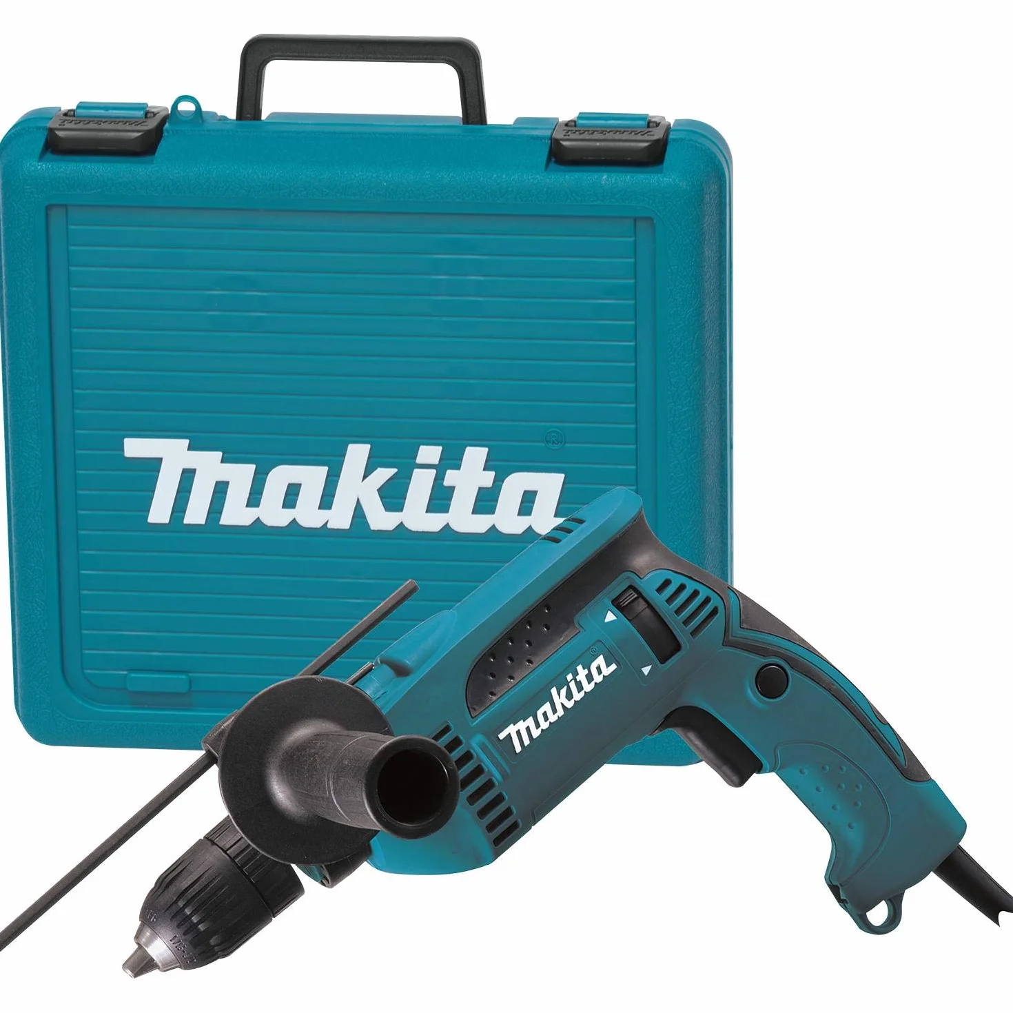 Makita HP1641K - 680w 2kg martello mandrino auto maletin 2800 rpm