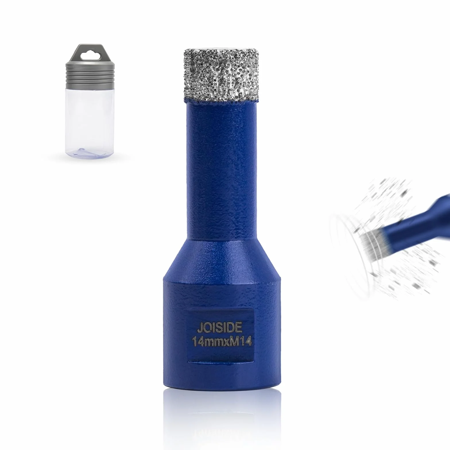 Punte Trapano Diamantate 14mm,Fresa Diamantata M14 Filo per Porcellana Granito Piastrella Marmo Taglio a Secco Diamant Feinsteinzeug