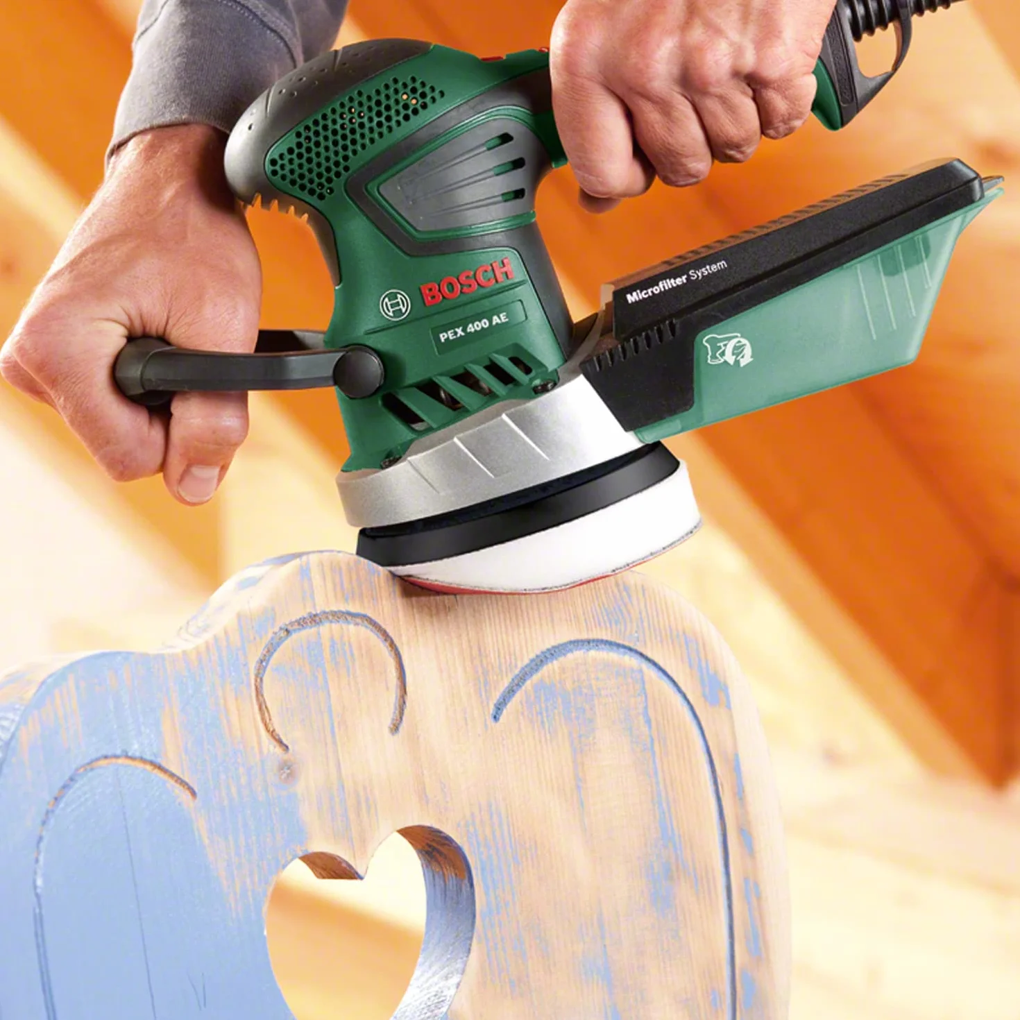 Bosch Pex 400Ae Levigatrice Rotorbitale 370W 230V