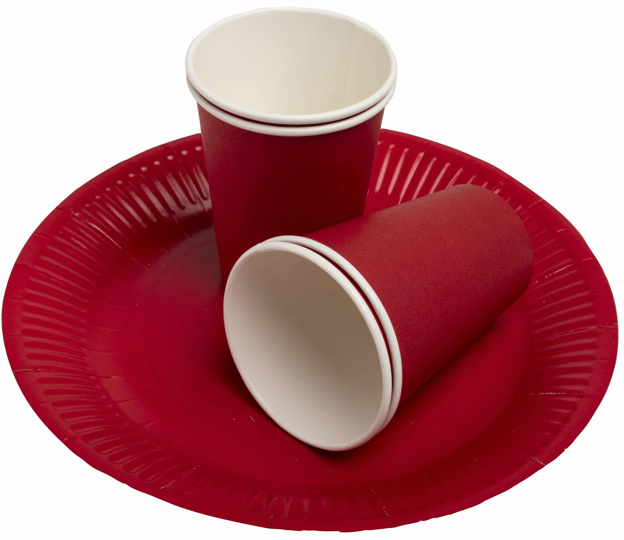 Pro Tovaglia Bicchieri 20cl Rosso Cartone 15 sztuk