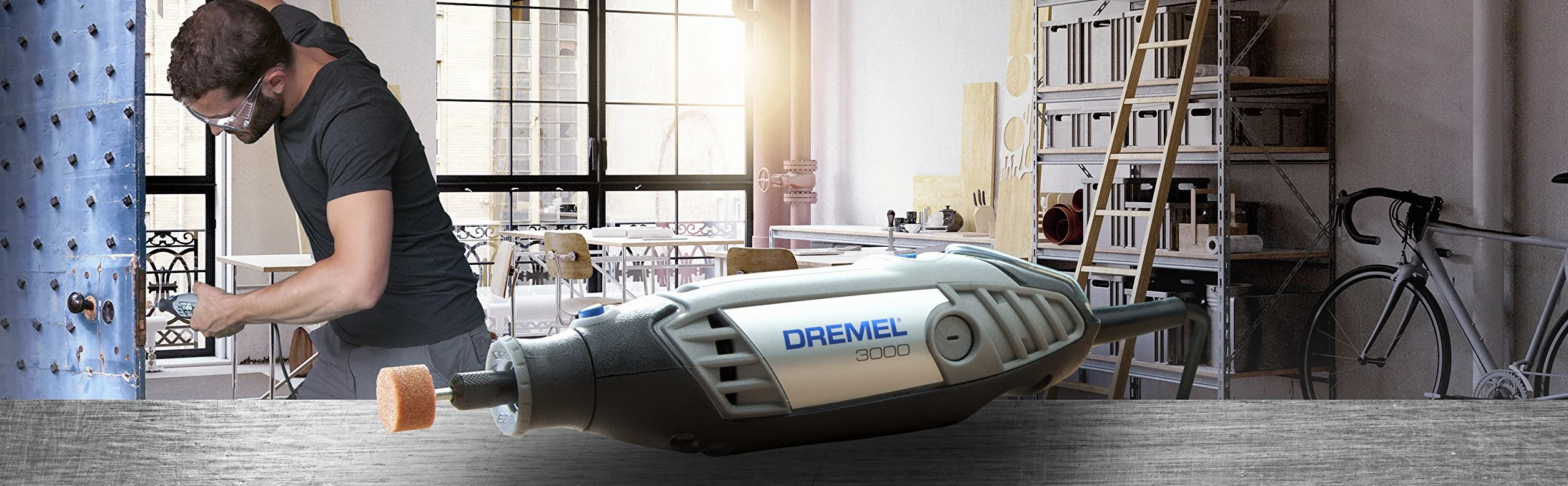 Dremel 3000JS Multiutensile Rotativo 130 W, 1 complemento e 25 accessori