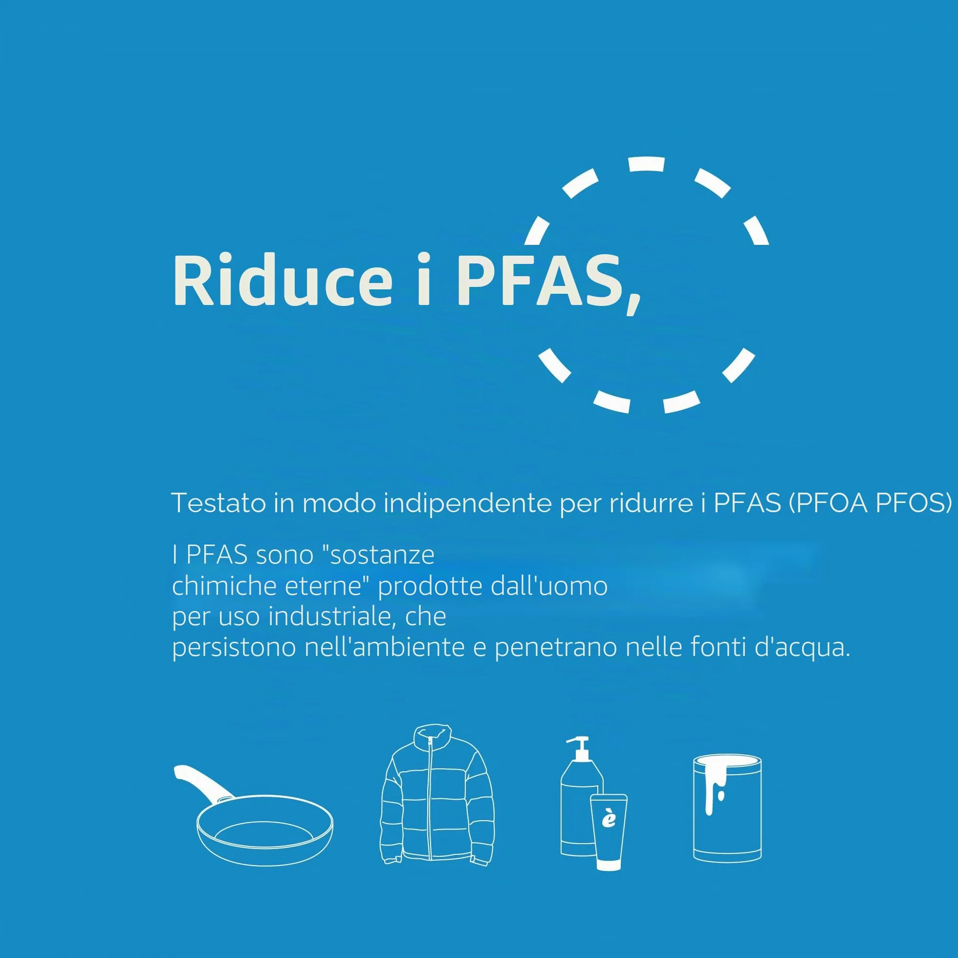 Philips Cartucce filtranti sostitutive Filtrazione Avanzata 3 unità riducono MICROPLASTICA CLORO CALCARE METALLI PESANTI