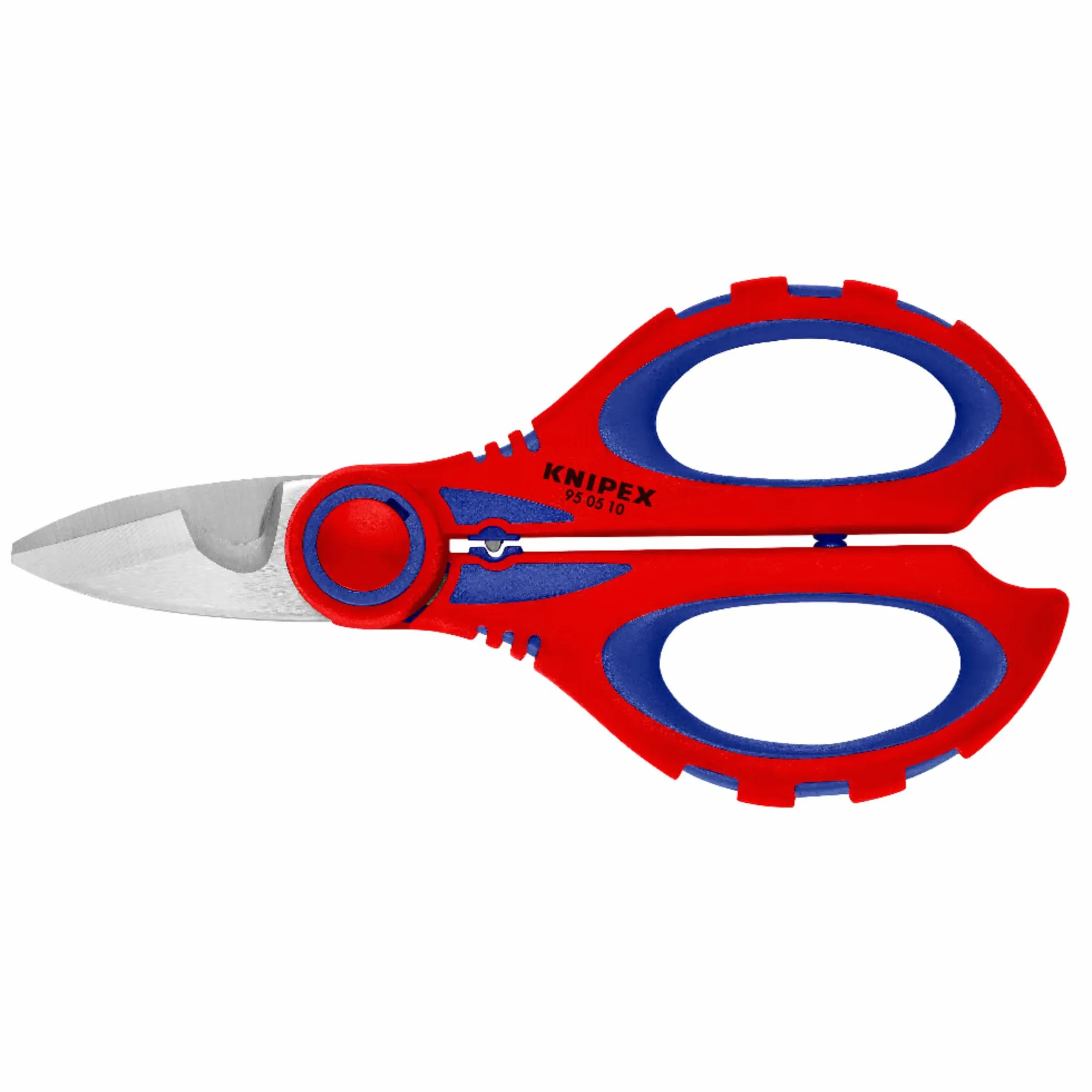 KNIPEX Forbici da elettricista rivestiti in materiale bicomponente, rinforzato in fibra di vetro 160 mm, 95 05 10 SB