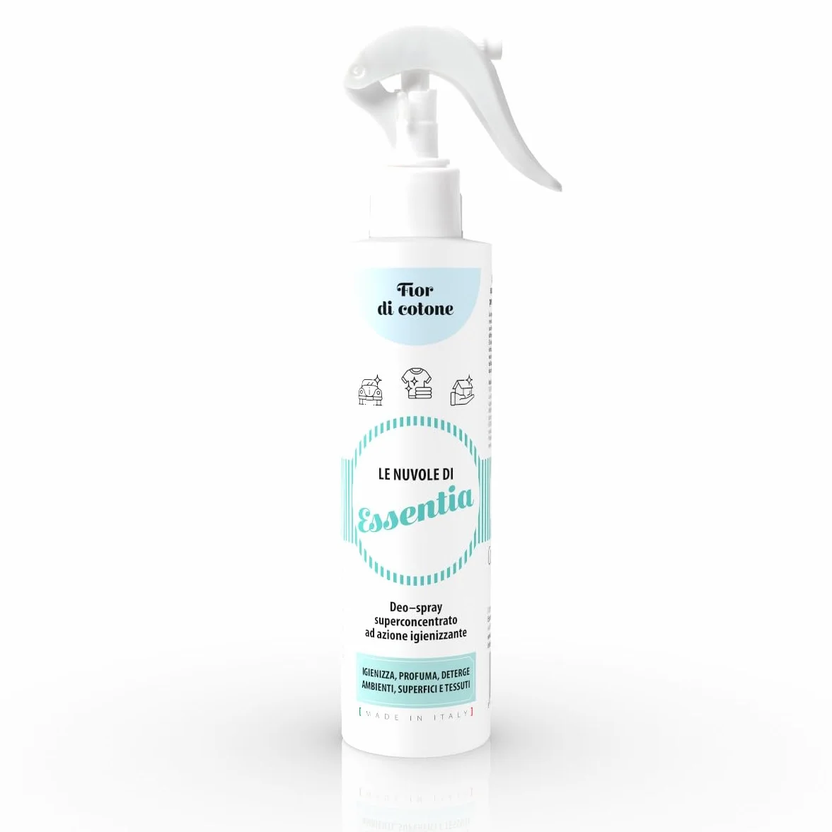 ESSENTIA Le Nuvole Profumo Igienizzante Spray Fior di Cotone 250 ml