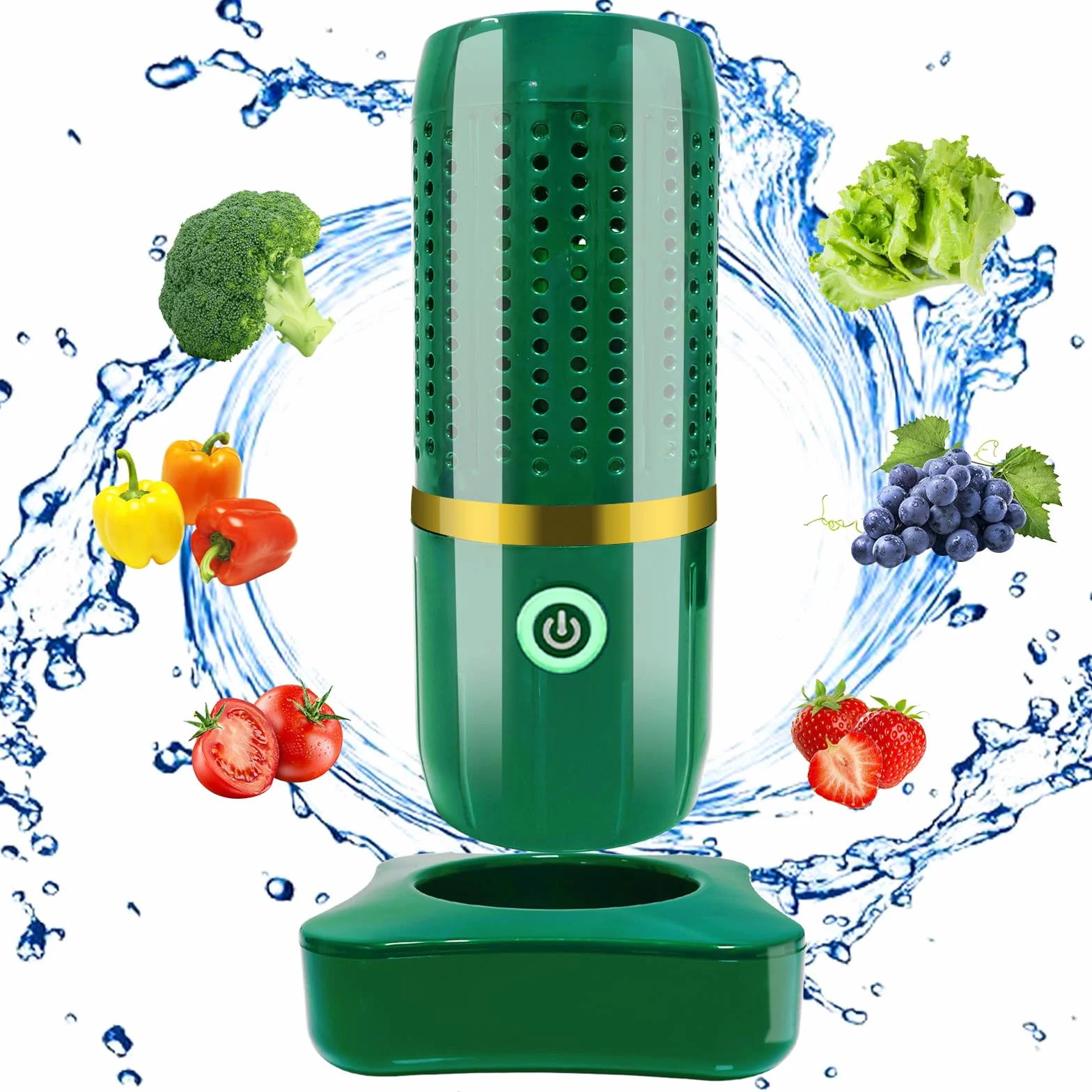 Depuratore Frutta e Verdura Wireless USB Portatile ad Ultrasuoni Lavatrice Ricaricabile