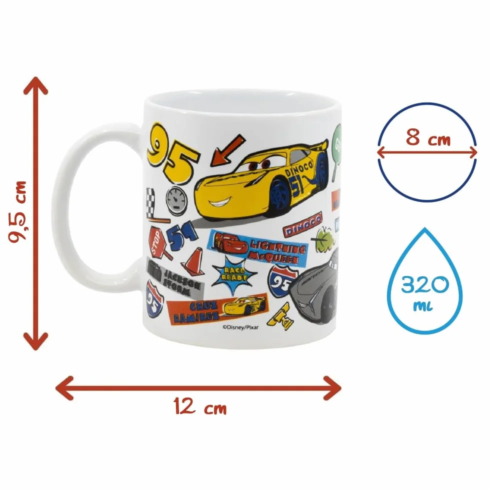 Cars Disney Tazza in Ceramica Mug 325 ml per Bambini