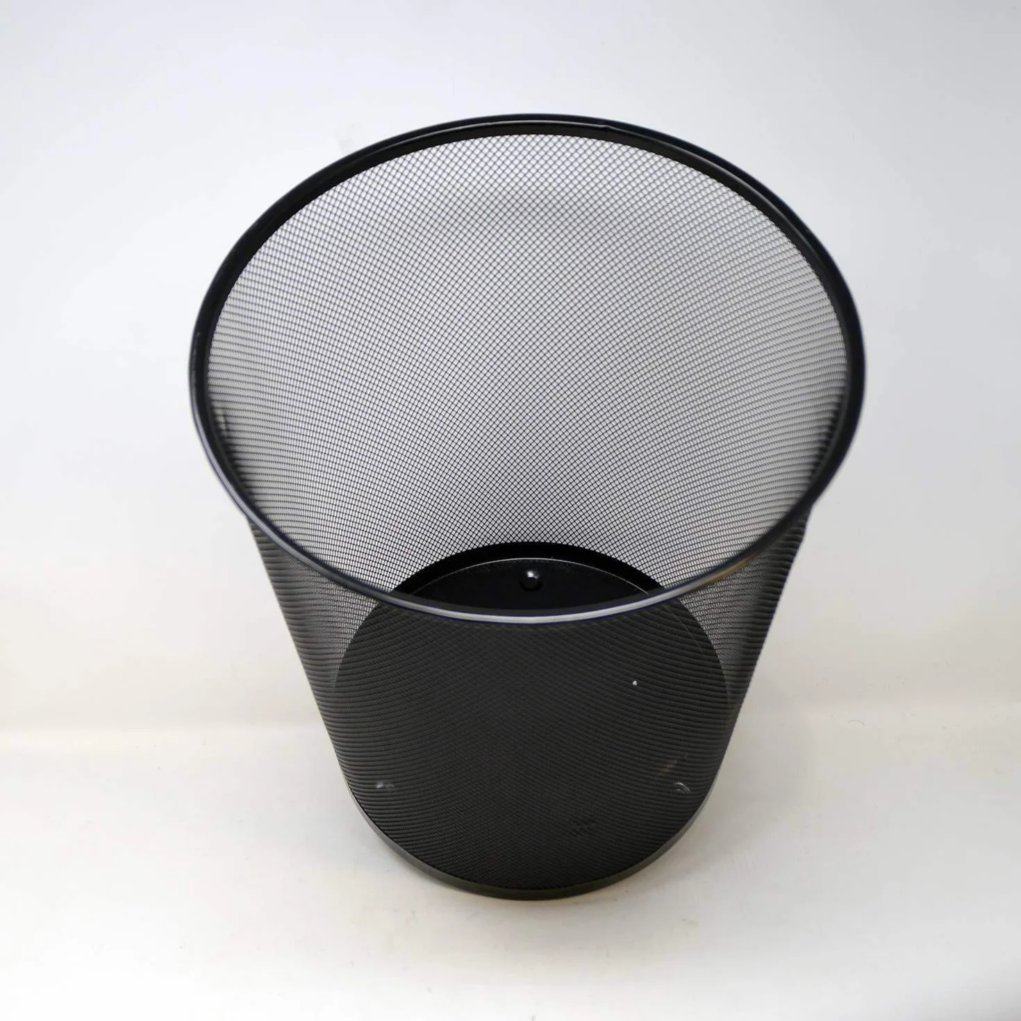 Druline Gettacarte Metallo Pattumiera Ufficio 19 Lt. Ø 29,5 Altezza cm 35 Cm - nero, 1x