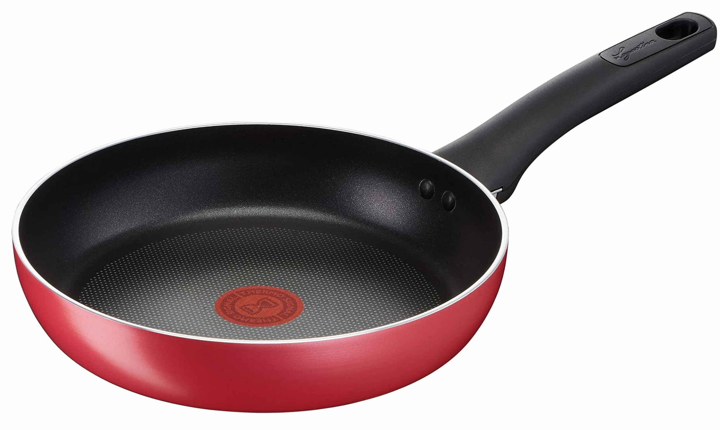 Lagostina Cucina Mediterranea Padella Antiaderente in Alluminio Ø 26 cm, Induzione, Gas e Forno, con Indicatore Cottura Thermo-Signal, Rivestimento Titanium Easy, Manico Ergonomico in Bakelite