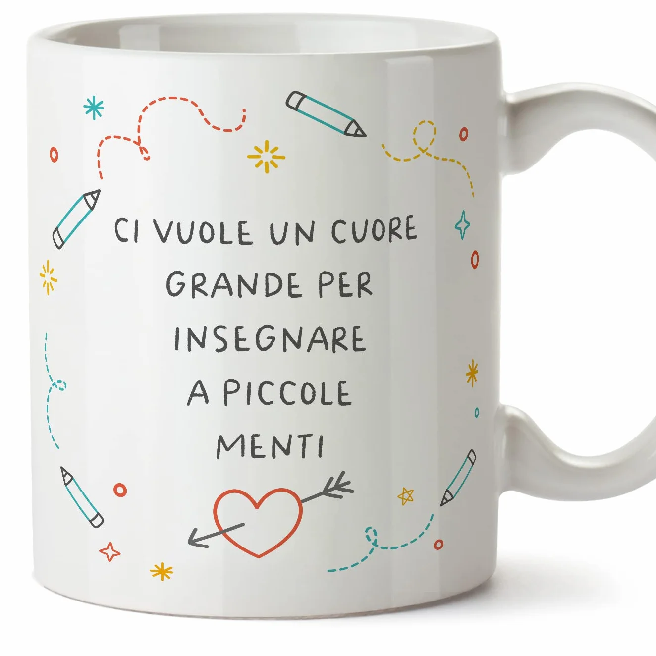 Tazza in ceramica per INSEGNANTE 11 oz 350 ml idea regalo compleanno natale laurea