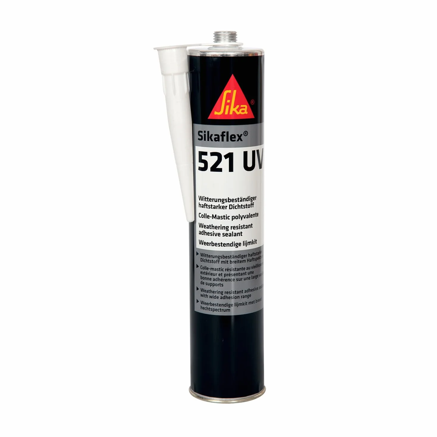 SIKA - Sigillante per auto e camper - Sikaflex 521 UV, Bianco - Resistente a sole e pioggia - Sigillature sicure e durature per i tuoi viaggi in sicurezza - 300ml
