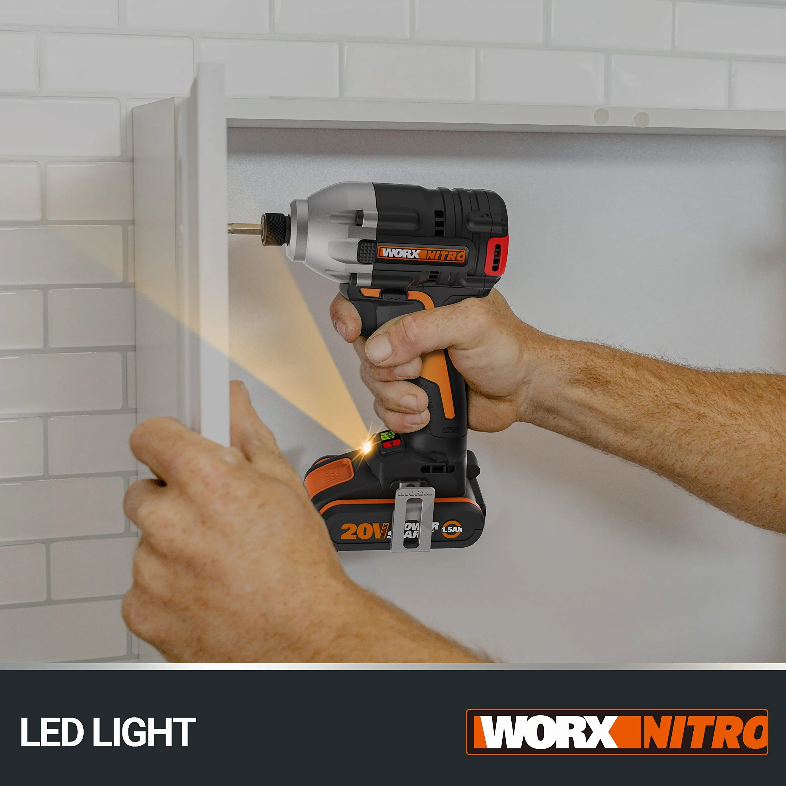 WORX WX261.9 18V (20V MAX) Brushless Impact Driver - Bare Unit