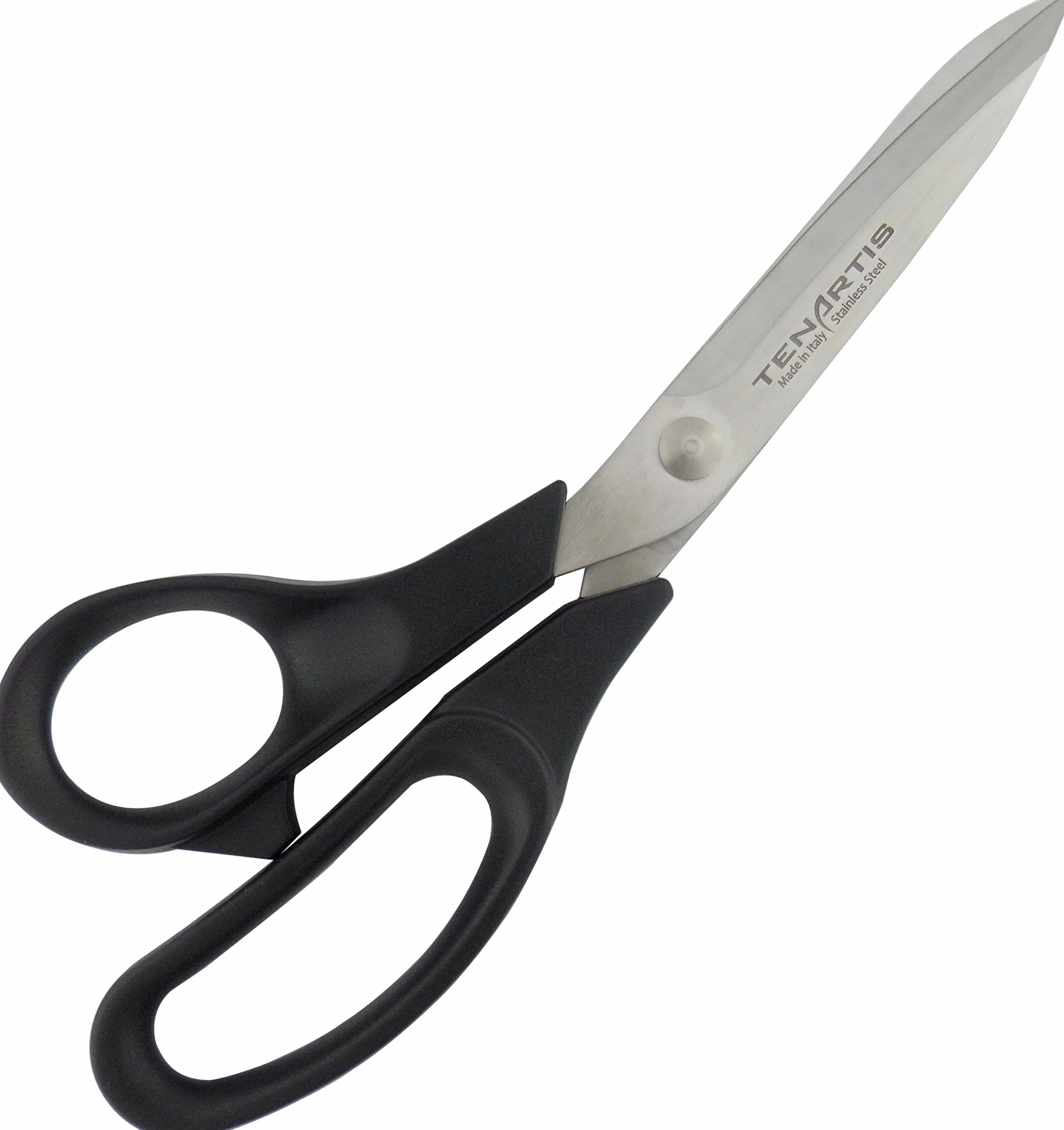 Forbici per Mancini 21 cm in Acciaio Inox con Impugnatura Ergonomica e Custodia in PVC - Tenartis 555 Made in Italy