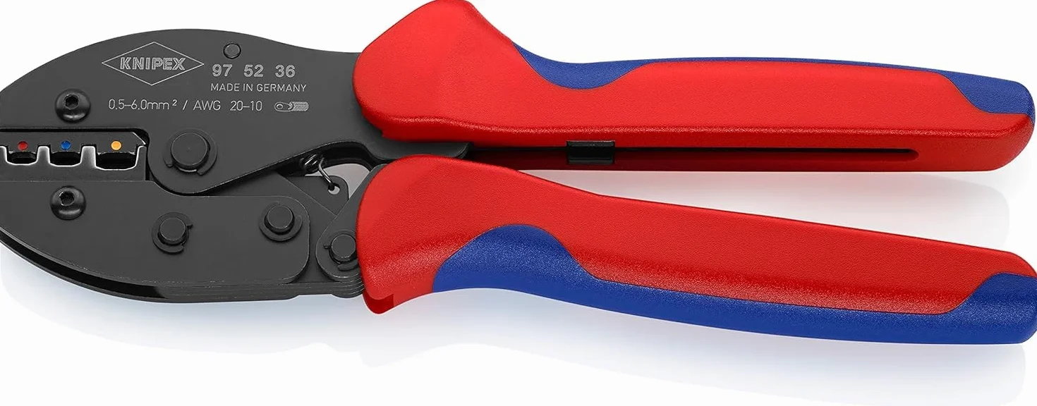 KNIPEX PreciForce Pinza per capicorda con impugnature multicomponente 220 mm, 97 52 36
