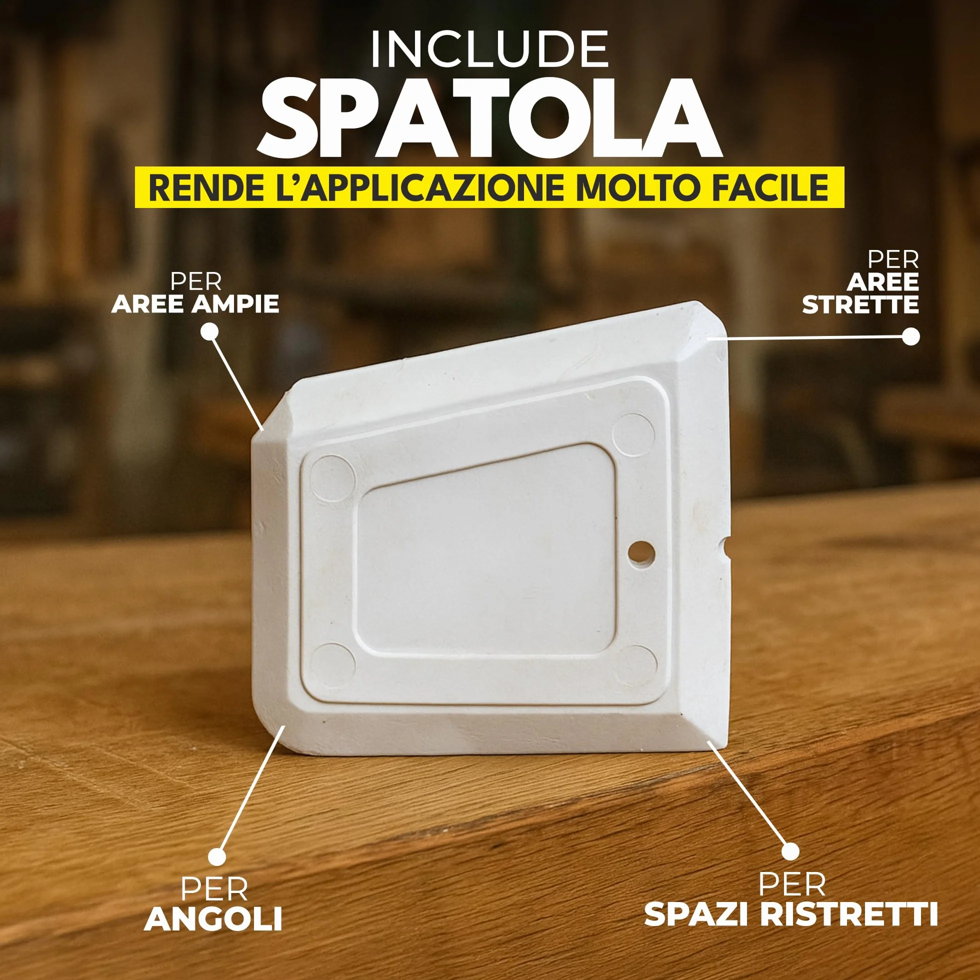Riparazione Fughe Piastrelle - Tubetto Riempitivo Ripara e Rinnova, Malta per Piastrelle, Asciugatura Rapida + Raschietto, Stucco inodore - 250gr (Bianco)