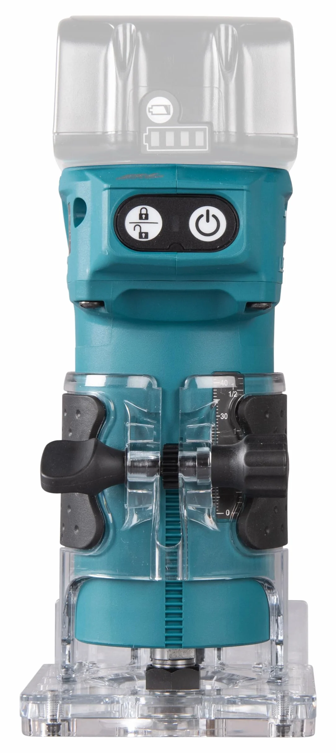 Makita DRT52Z 18V Li-Ion LXT Brushless Router/Trimmer, batterie e caricabatterie non inclusi