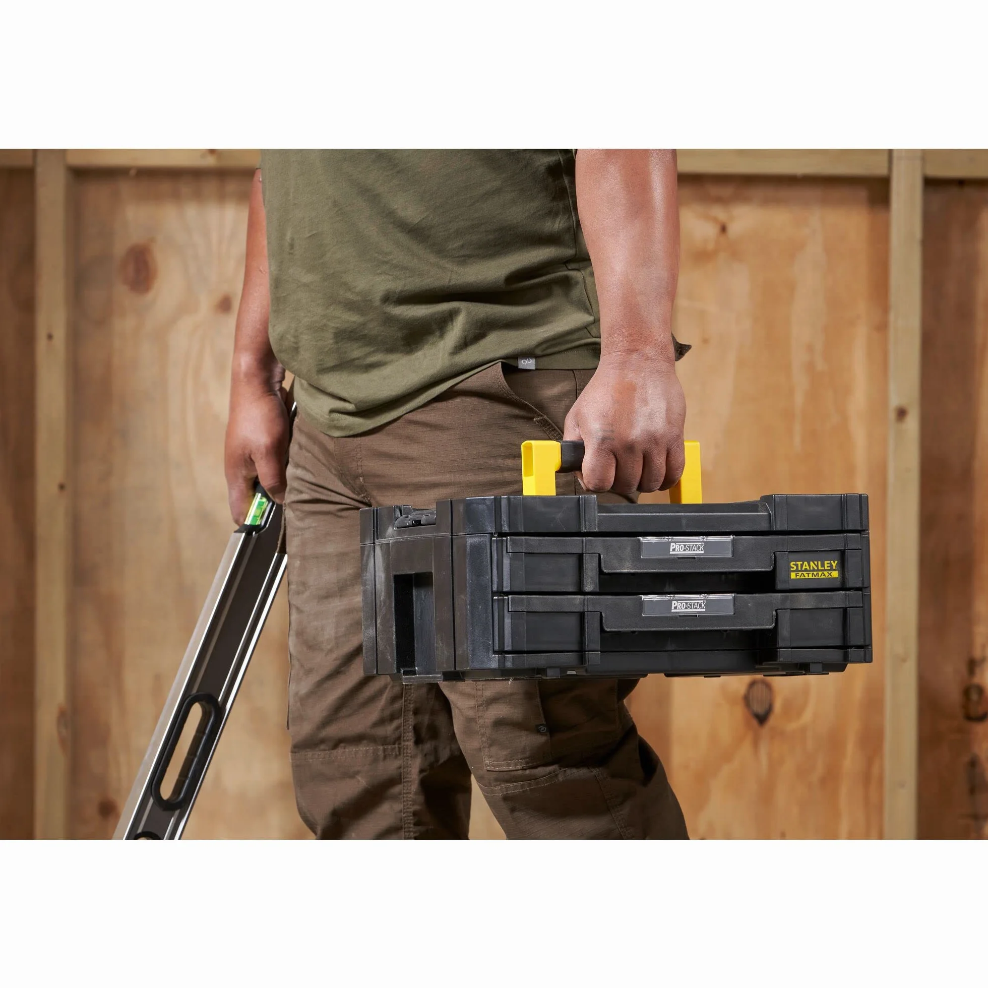 STANLEY FATMAX PRO-STACK Cassettiera Porta Utensili a 2 Cassetti FMST1-71969
