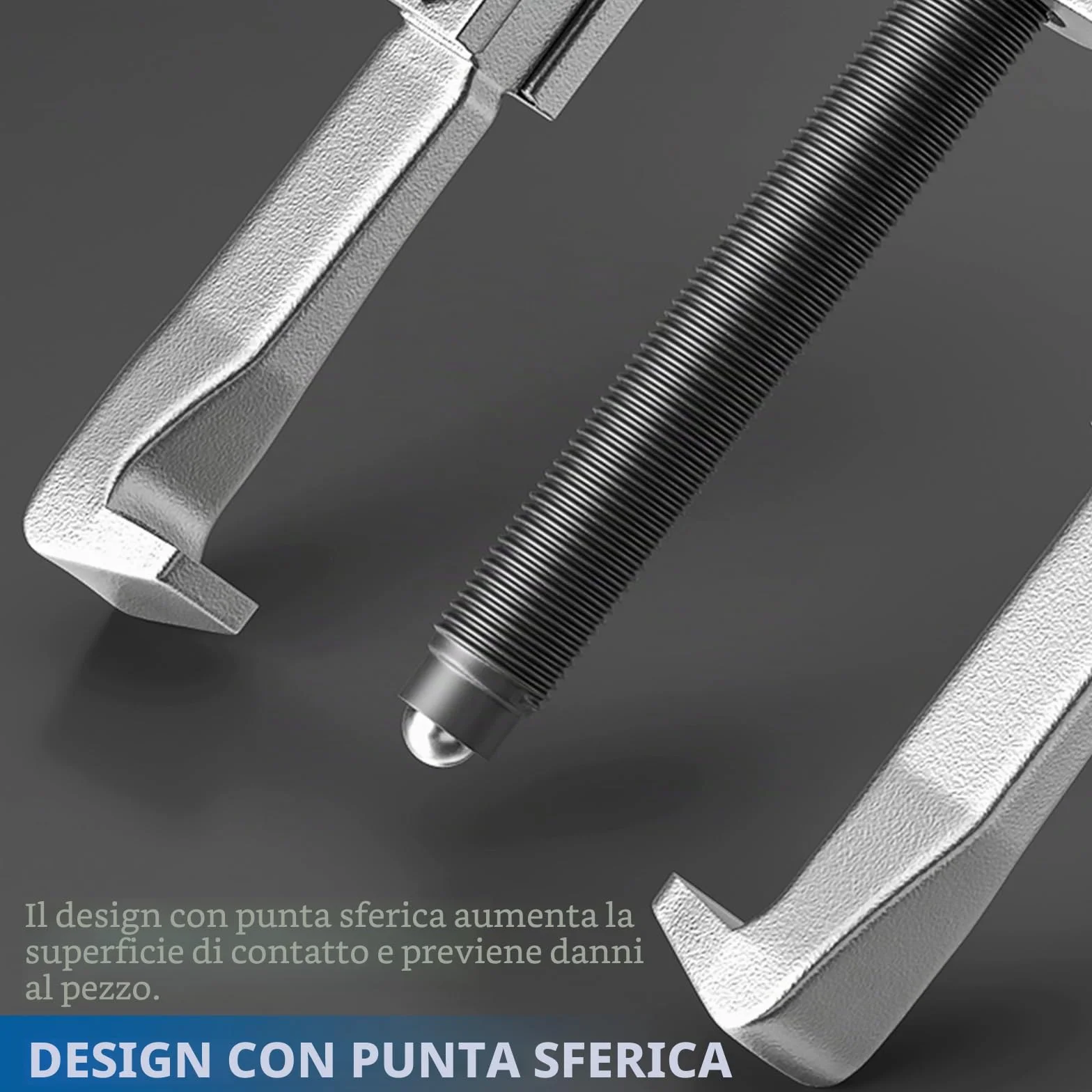 Set di 3 estrattori universali a 2 bracci, apertura 40-150mm, estrattore per cuscinetti regolabile, estrattore parallelo 110-170mm di profondità, estrattore a griffe per cuscinetti a sfera, utensile