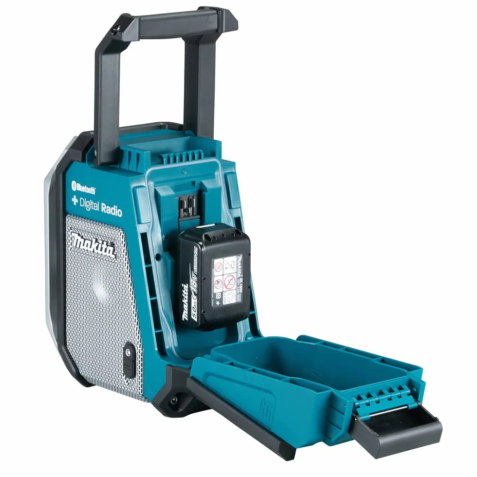 Makita DMR115 - Radio da cantiere, 12 a 18 V, Li-Ion + 1 x BL1850B