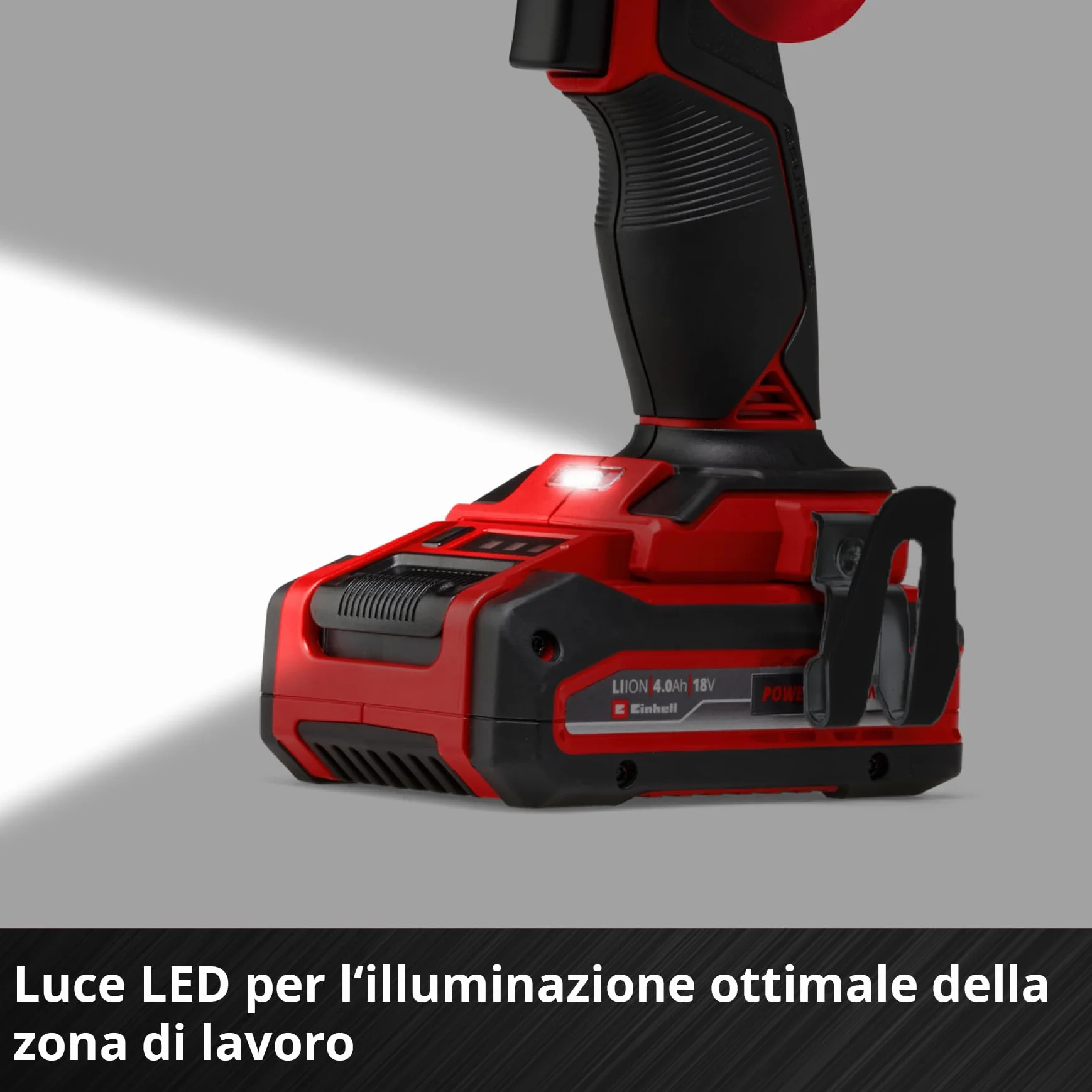 Einhell Professional trapano a percussione a batteria TP-CD 18/80 Li-i BL-Solo Power X-Change (18 V, Brushless, 80 Nm, funzione percussione, 2 velocità, mandrino 13 mm, senza batteria)