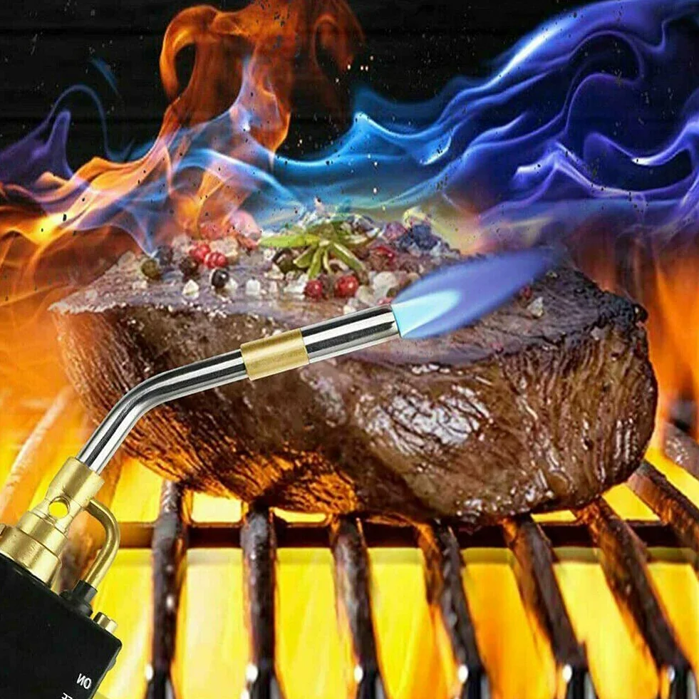 MAPP - Torcia a propano Weytoll per saldatura idraulica, portatile, ad alta temperatura, per saldatura, idraulica, brasatura professionale (senza gas)
