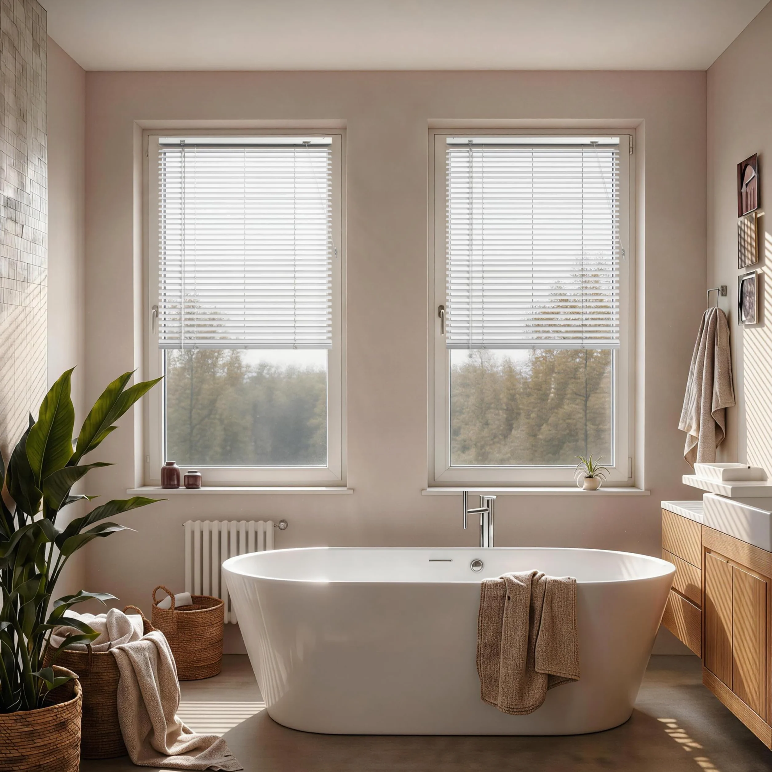 Tende Veneziane in alluminio Victoria M. su misura Bianco 55-150 cm larghezza altezza a scelta