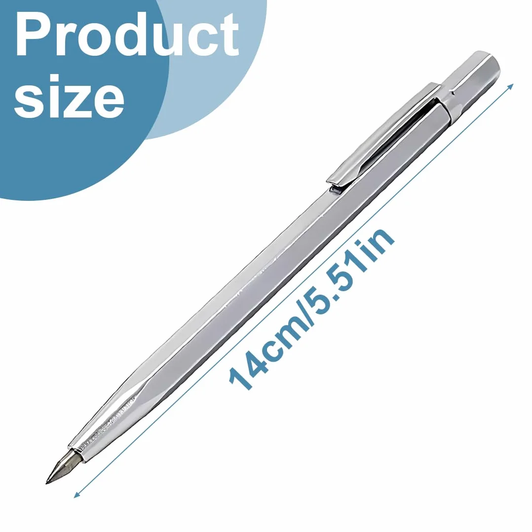2 Pezzi Penna per Incisione Carburo di Tungsteno, Scriber Tool, Penna Incisione della Punta per Legno, Metallo, Plastica, Ceramica e Vetro