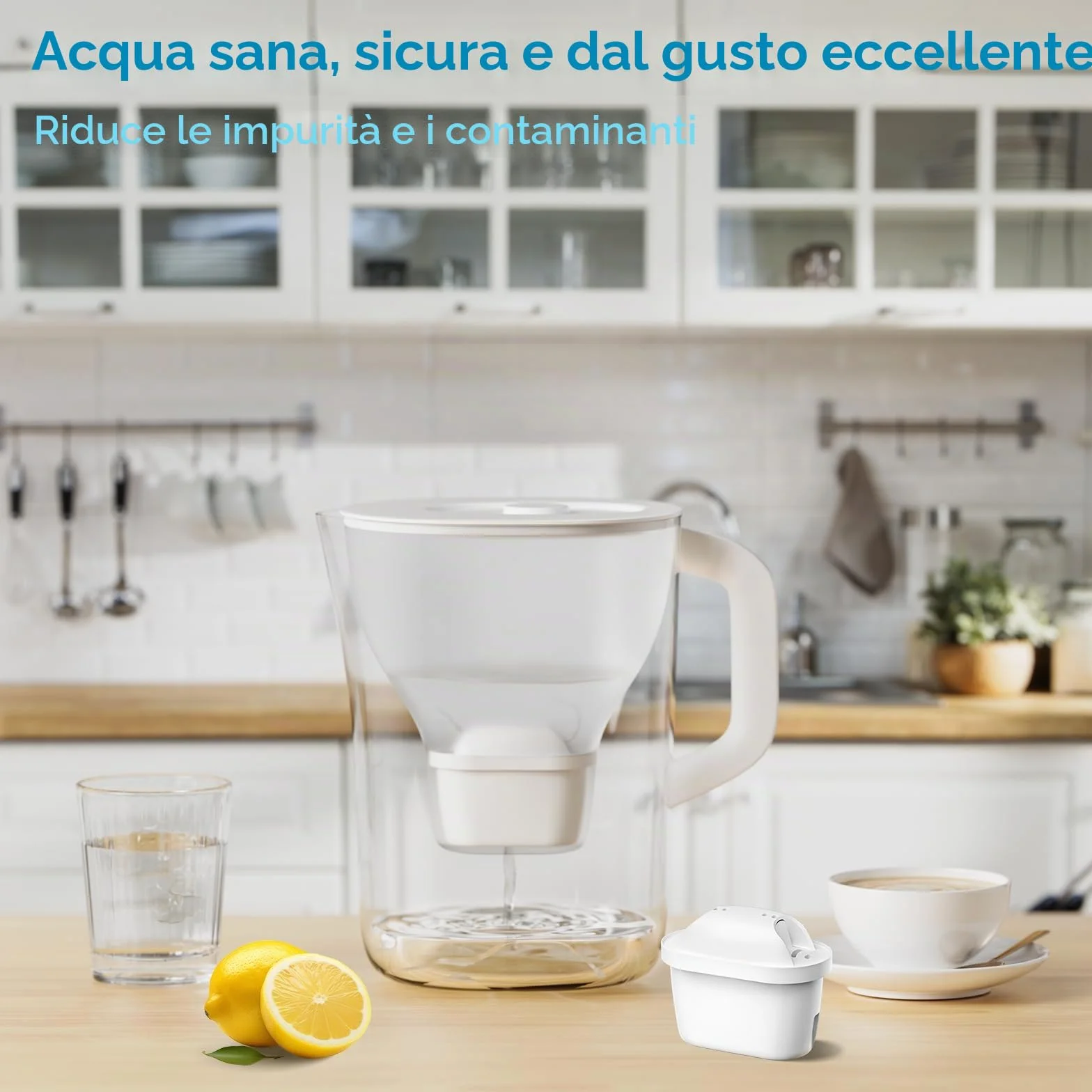 Filtri Compatibili con Brita Maxtra+ Plus Maxtra Pro All-in-1 Filtro per Acqua 8 Pezzi