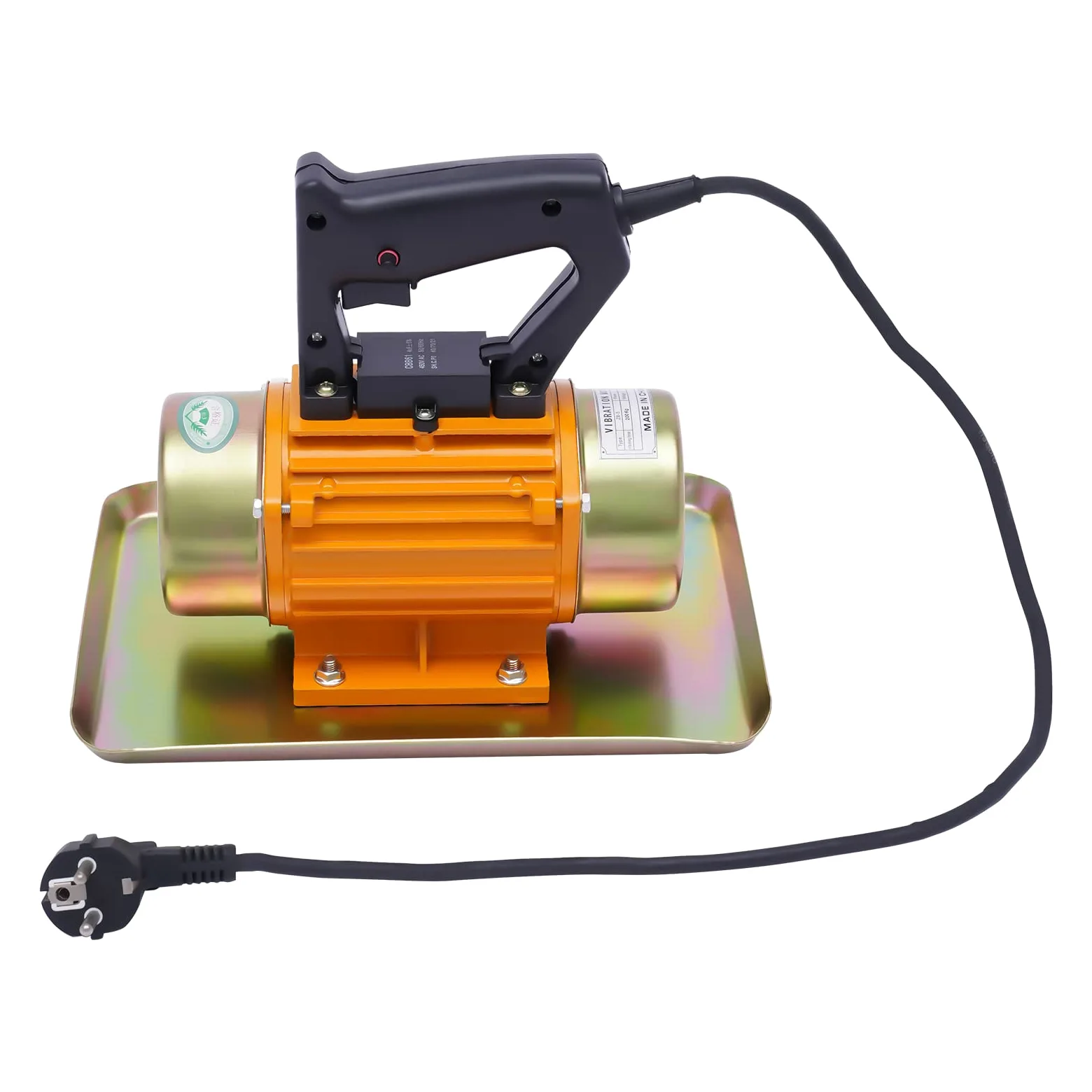 Vibratore elettrico per calcestruzzo da 250 W, motore in rame pieno, 3500 giri/min, cavo da 1,5 m, per la costruzione di strade Brücke, maneggevole e silenzioso, per artigiani e fai da te