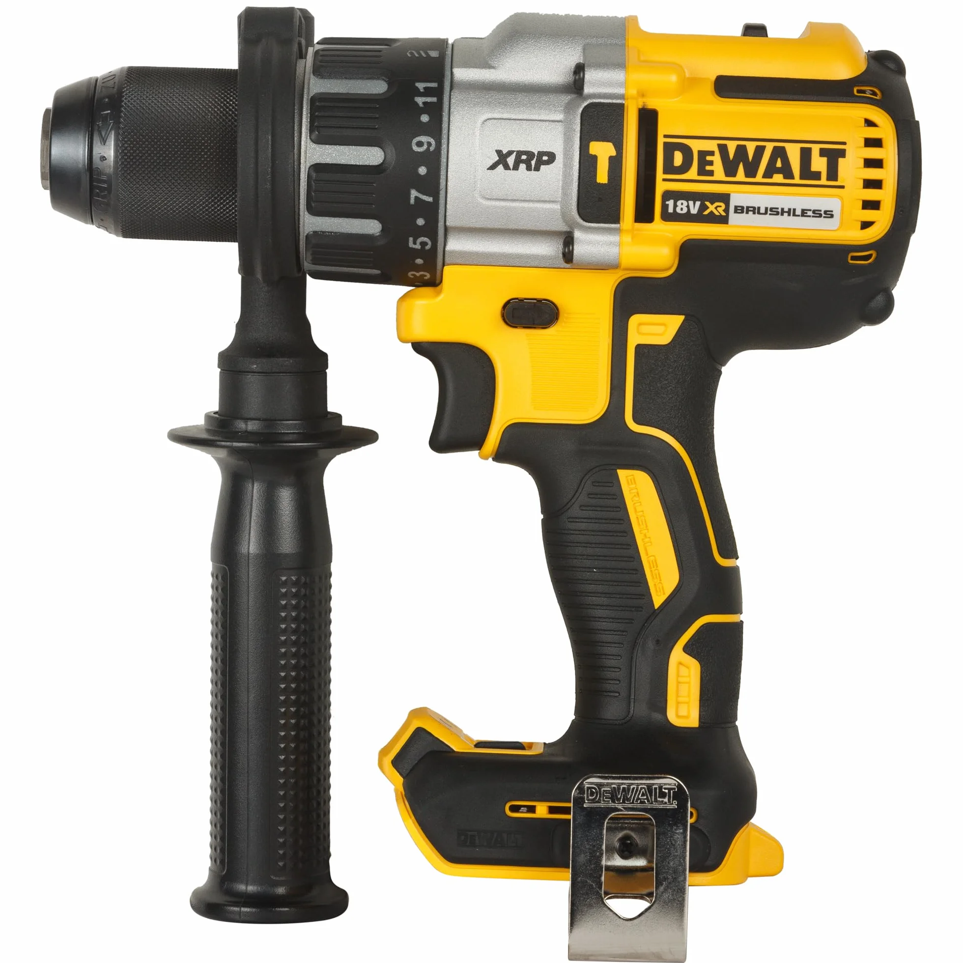 DeWalt DCD996NT-XJ Trapano con Percussione XRP 3 Velocità TSTAK Corpo Macchina Giallo Argento